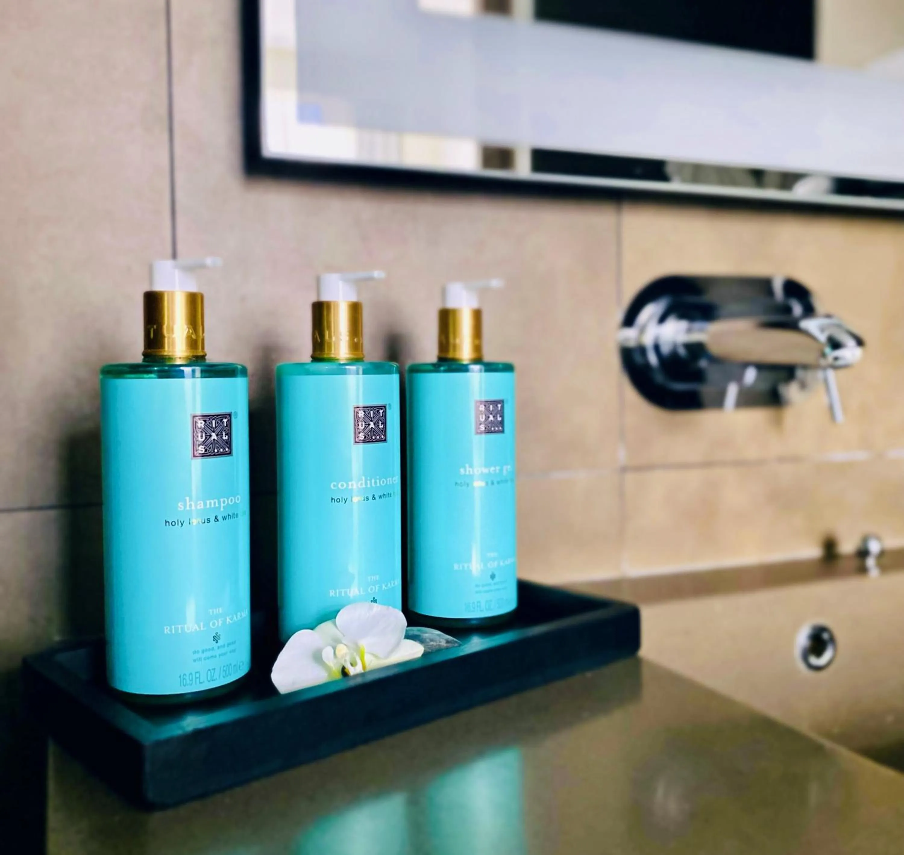 Bathroom in Novotel SPA Rennes Centre Gare