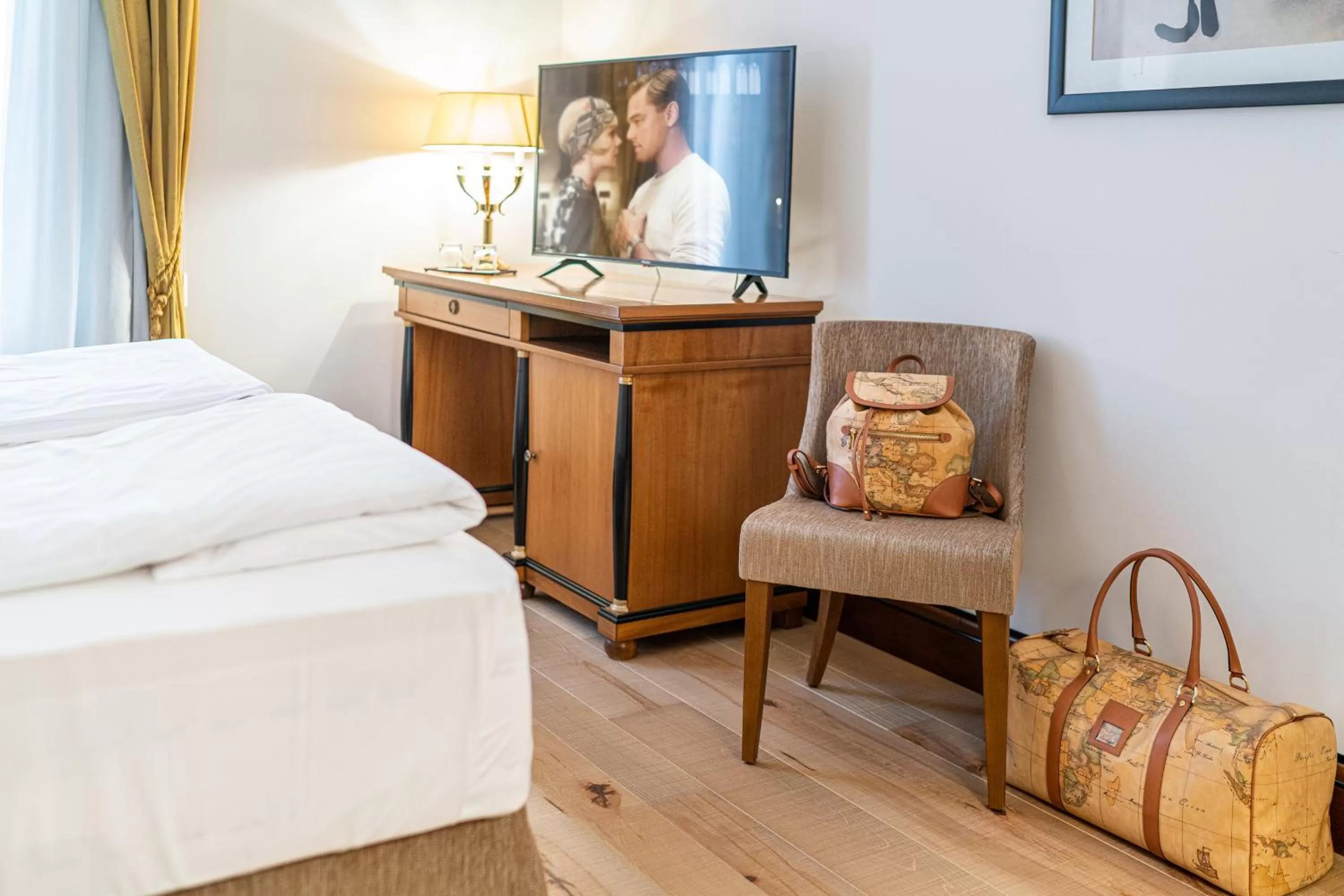 Bedroom, Bed in All’Angelo Art Hotel