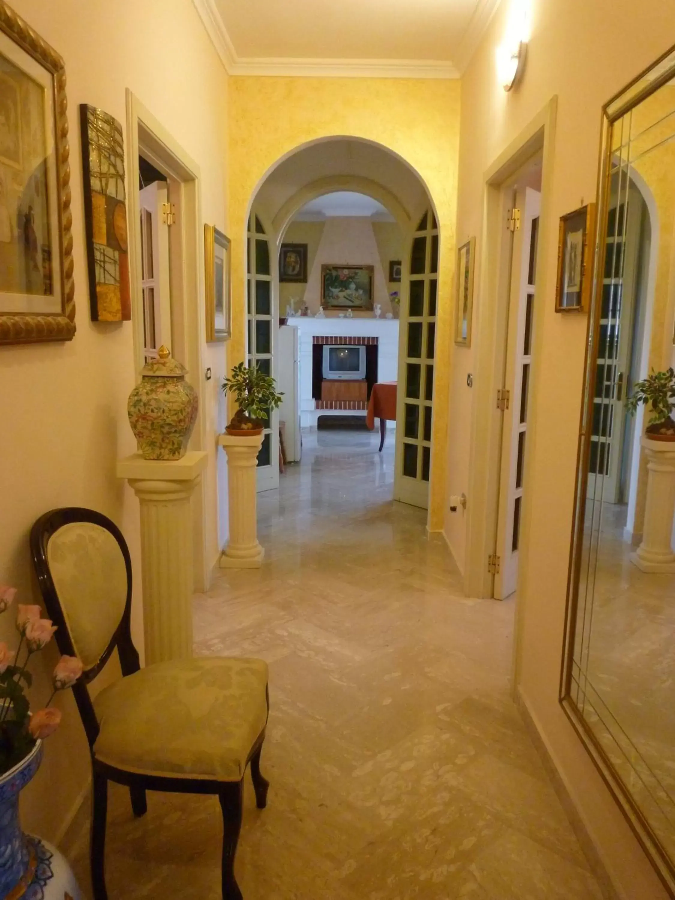 Seating Area in B&B LU SULE Seating Area in B&B LU SULE