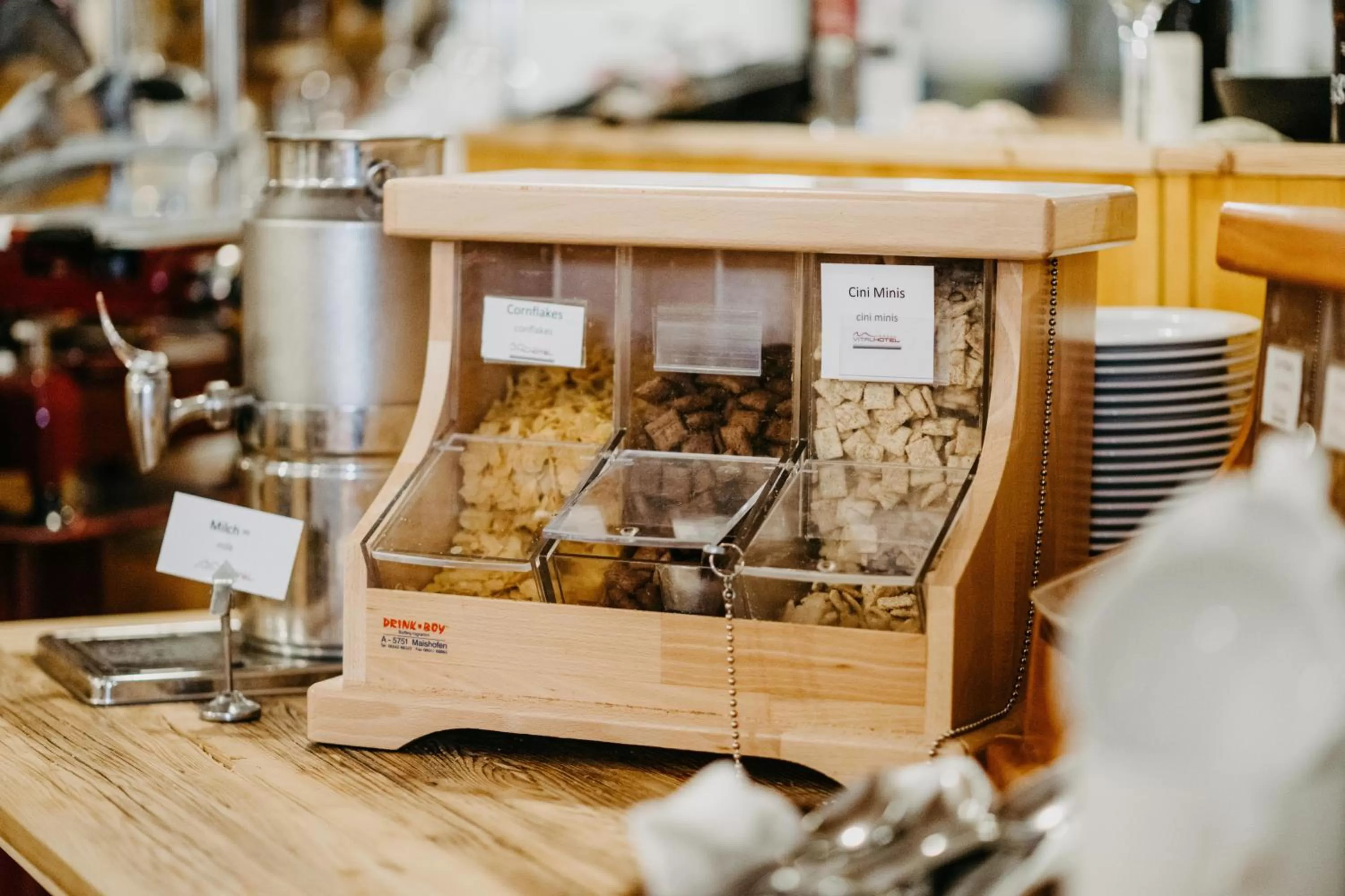 Buffet breakfast in Vitalhotel Gosau