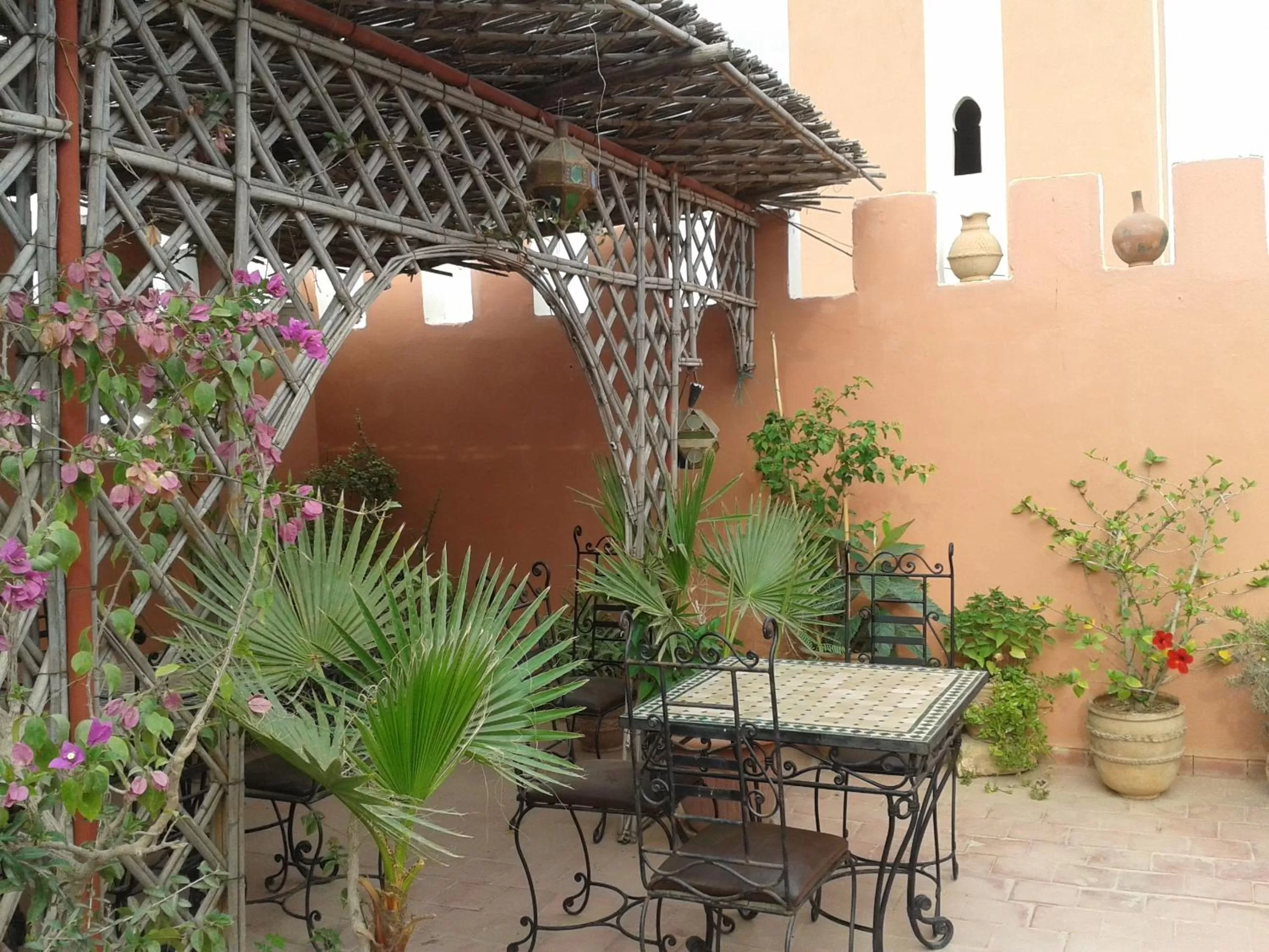 Patio in Chambres d'Hôtes les amis