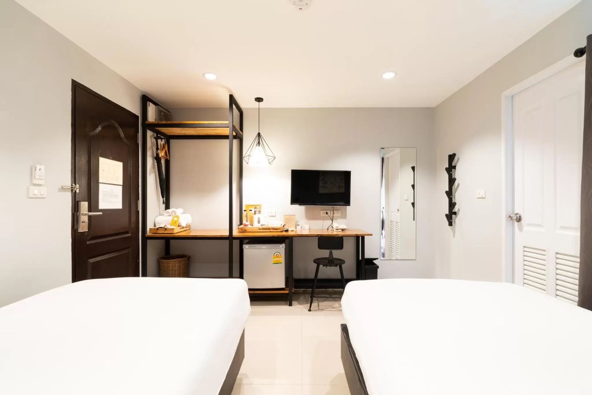 Bed in North Inn Town Chiangmai