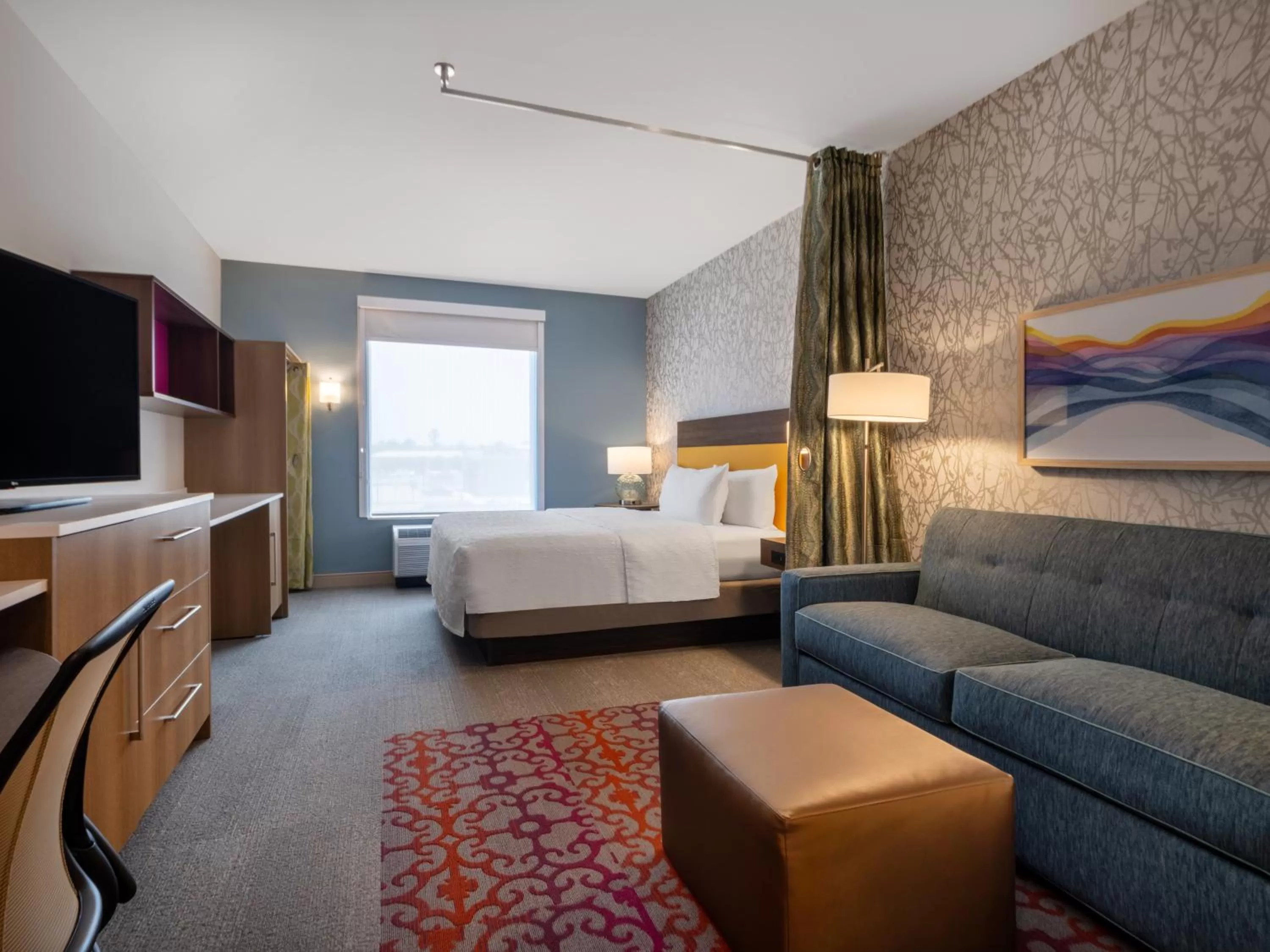 Bed in Home2 Suites By Hilton Santa Rosa Beach