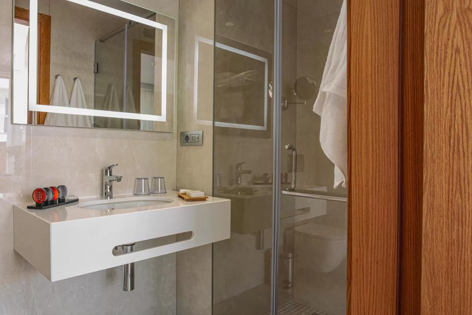 Bathroom in Amare Hotel