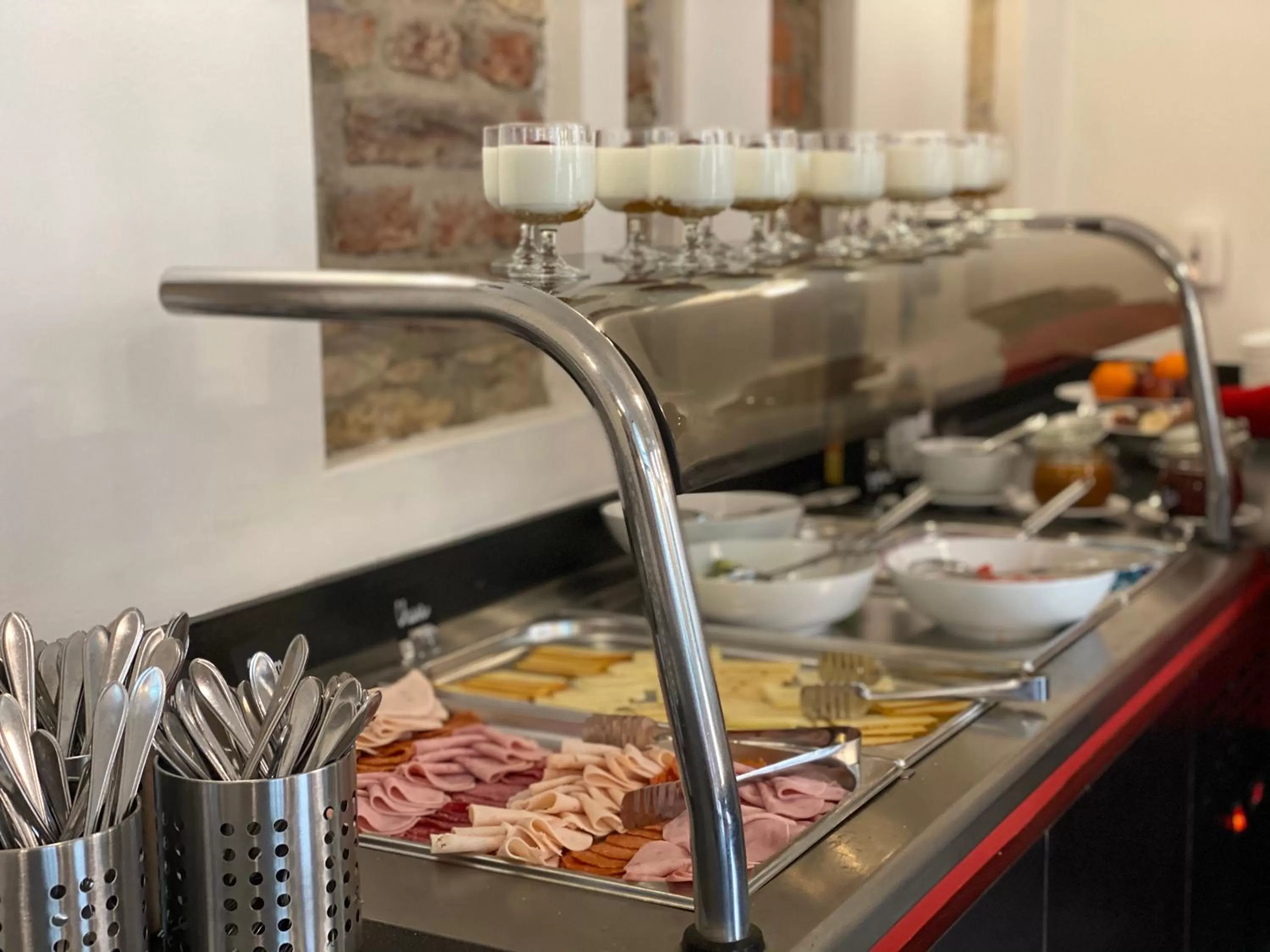 Food in Red & Blue Design Hotel Prague