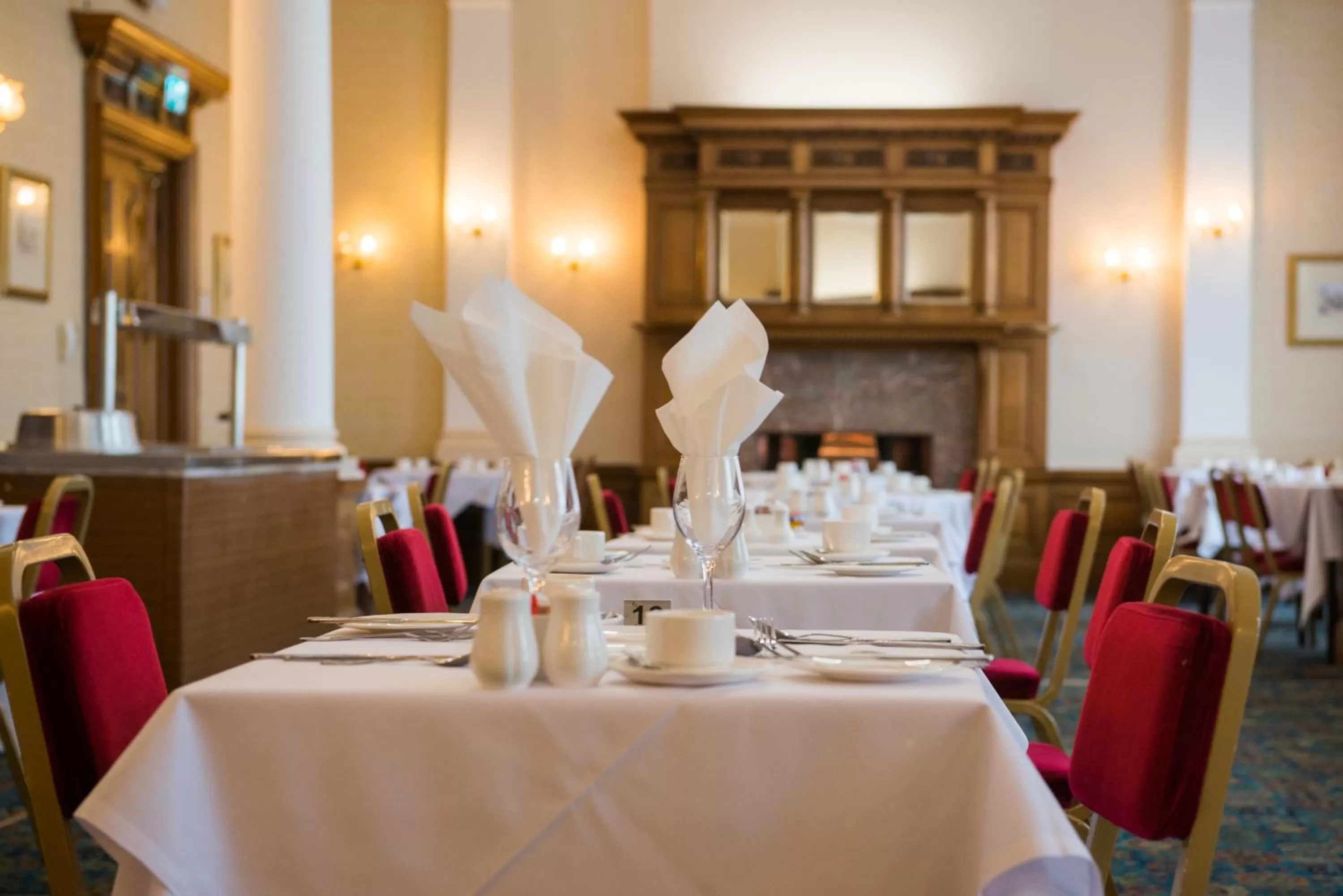 Dining area in Crown & Mitre Hotel