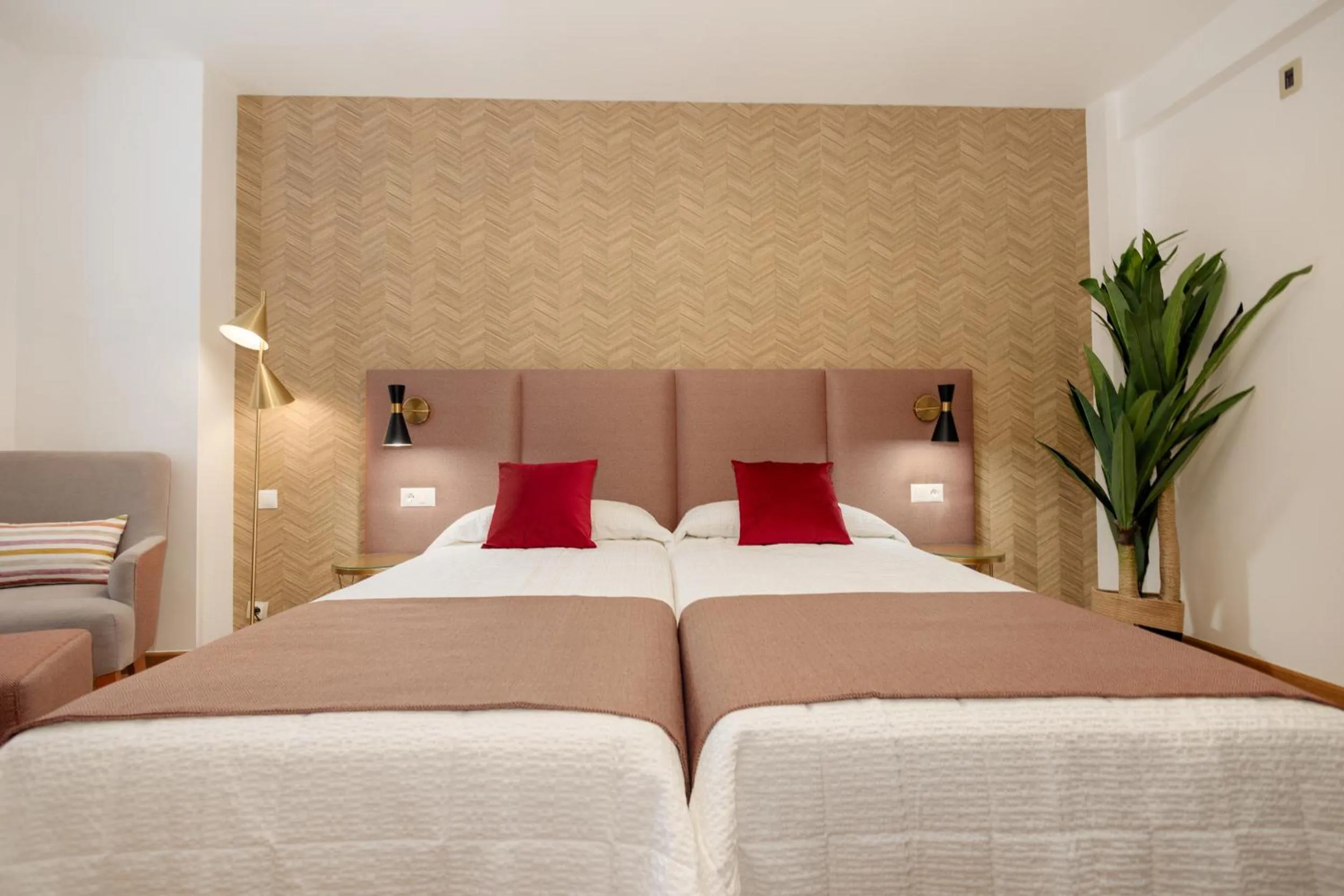 Bed in Apartamentos Debambú