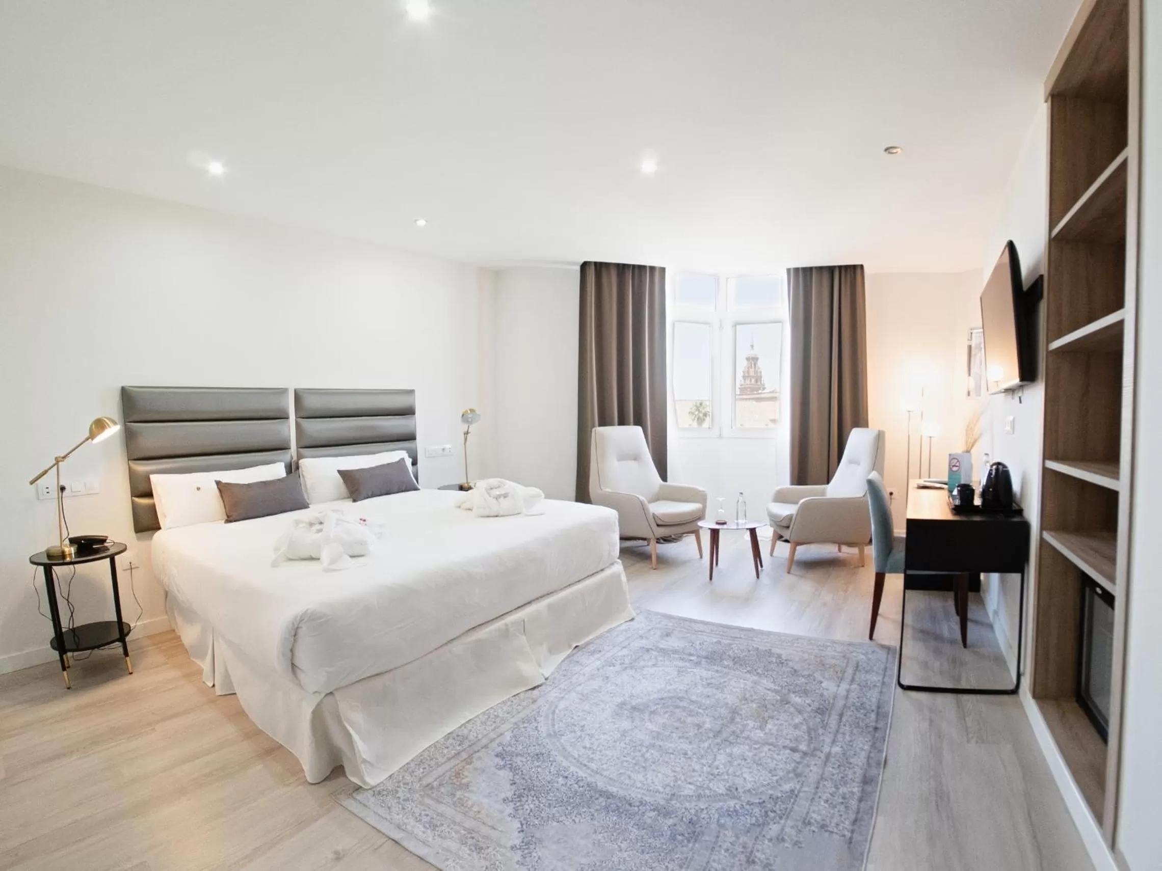 Bedroom, Bed in Hotel Pasarela