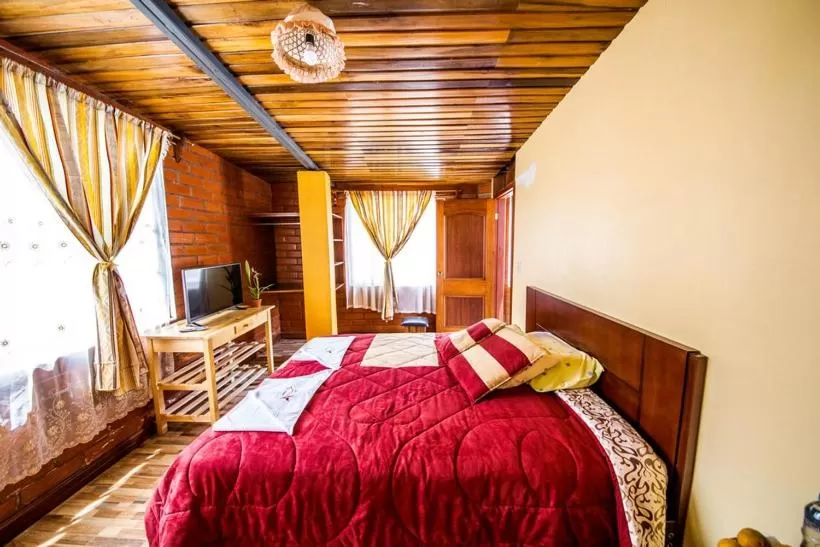 Bed in Hotel Donde Ivan