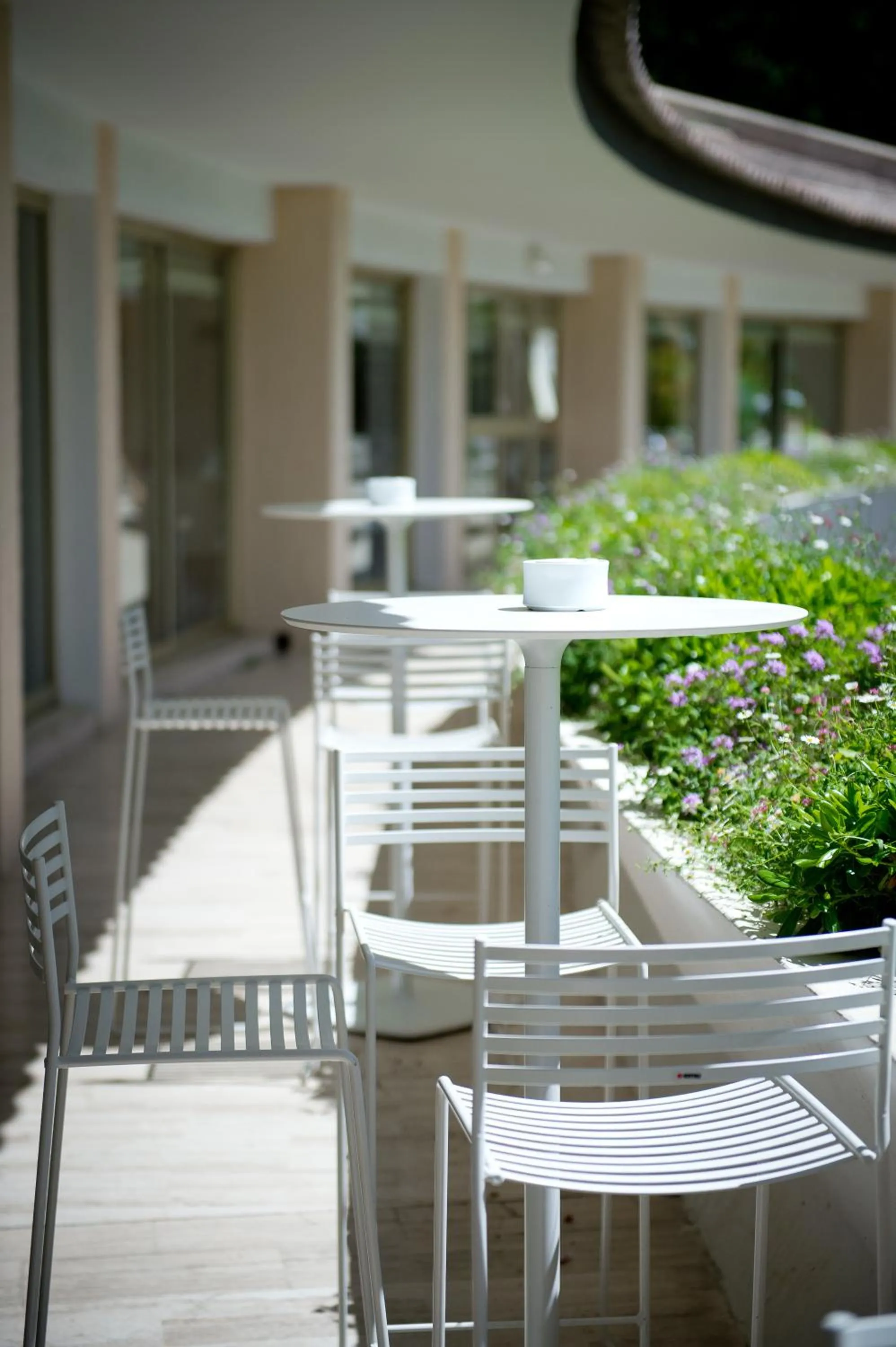 Balcony/Terrace in Hotel Restaurant La Vague de Saint Paul