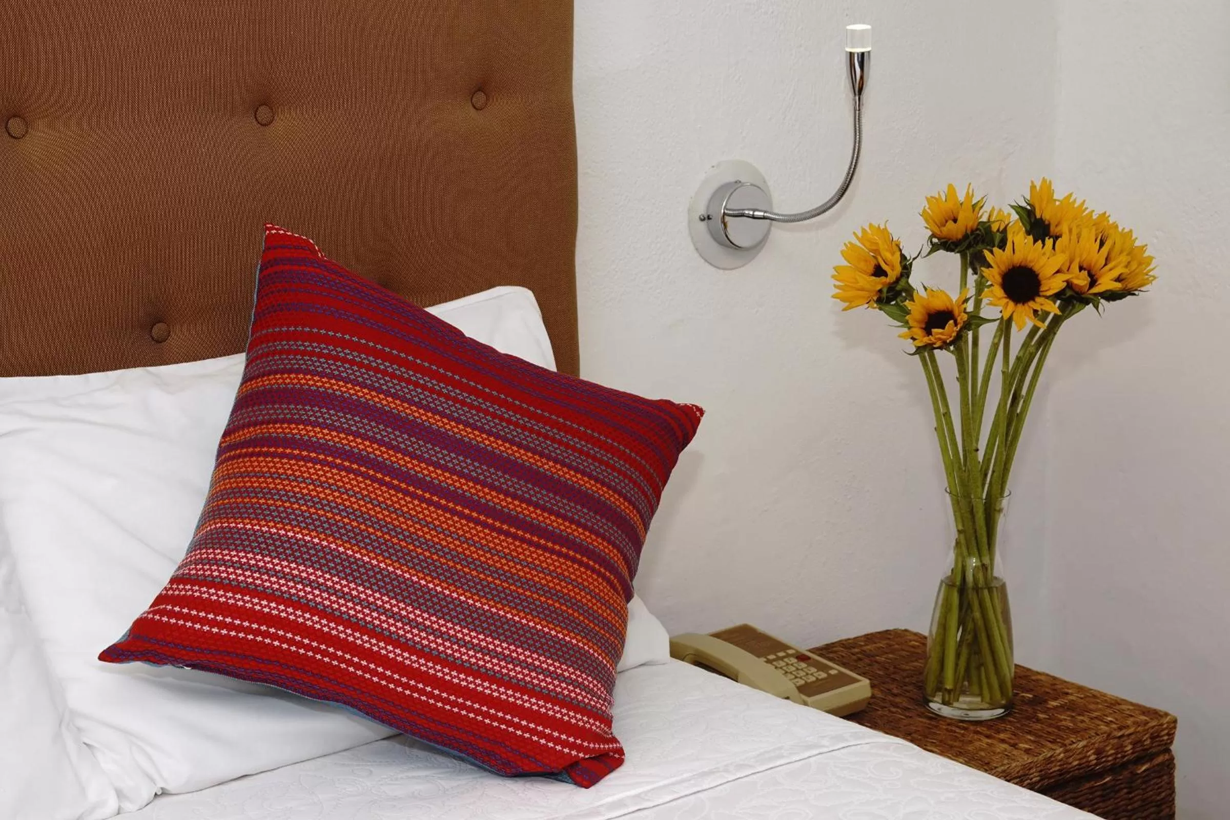 Bed in Los Milagros Hotel