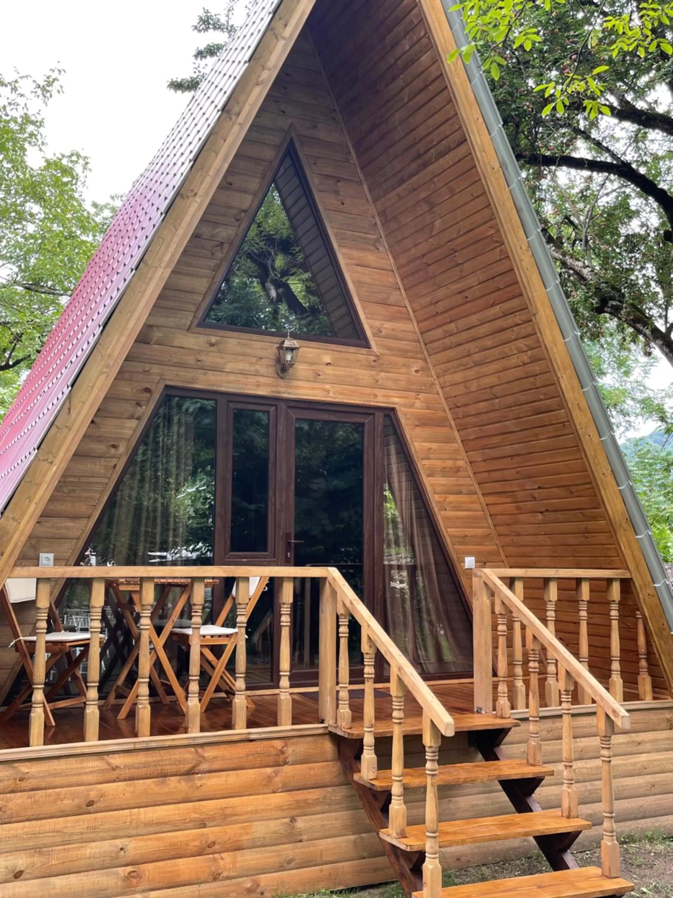 Balcony/Terrace, Property Building in Royal Palace Hotel, Lagodekhi