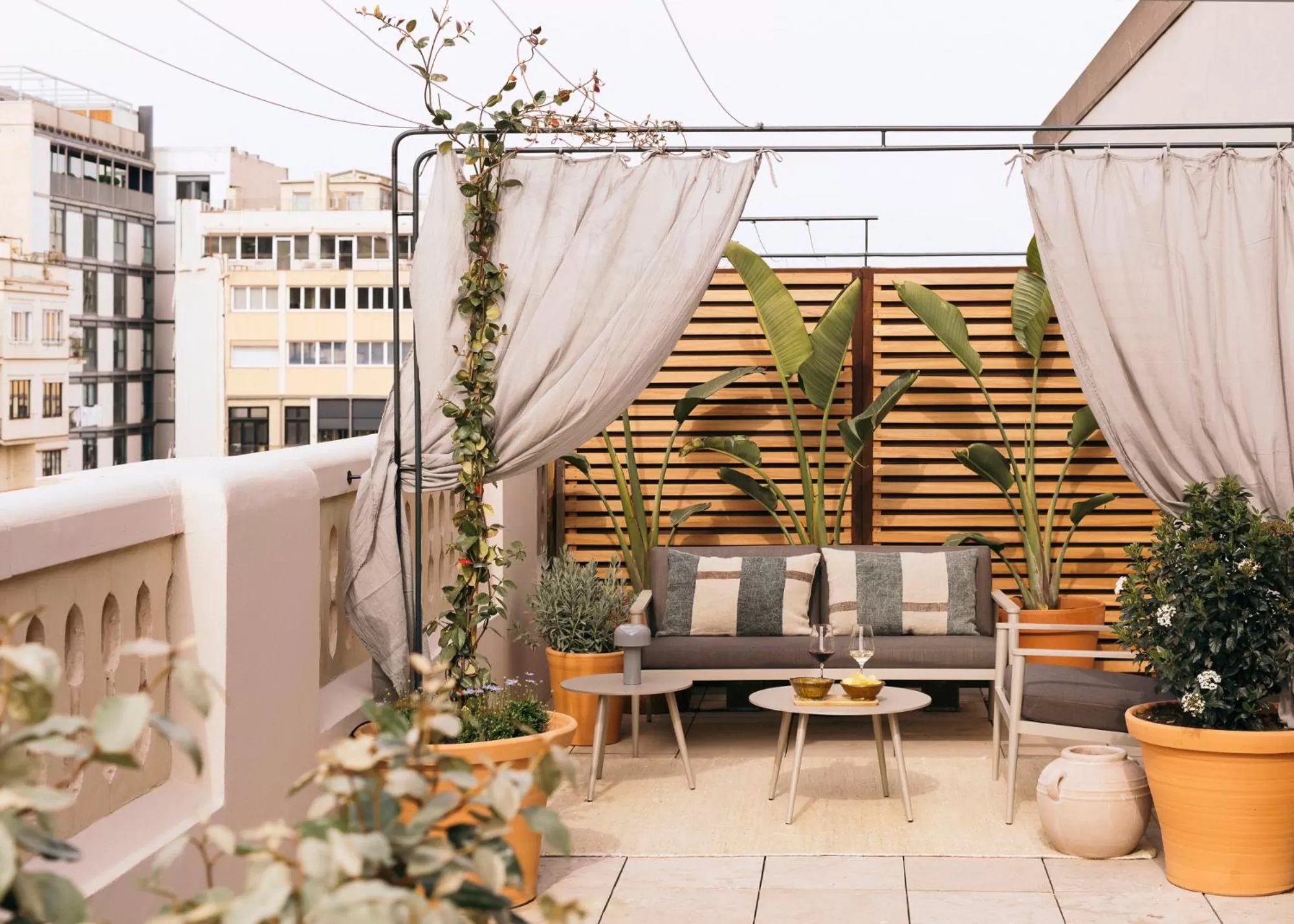 Balcony/Terrace in Hotel Casa Sagnier