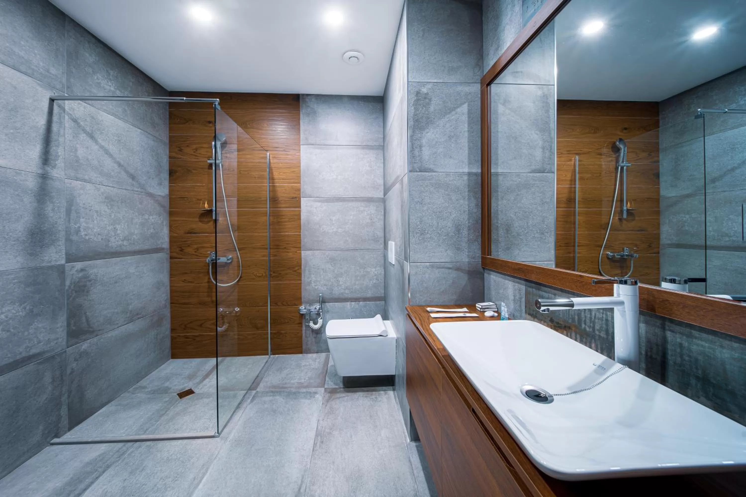 Shower in Reed Hotel Tbilisi