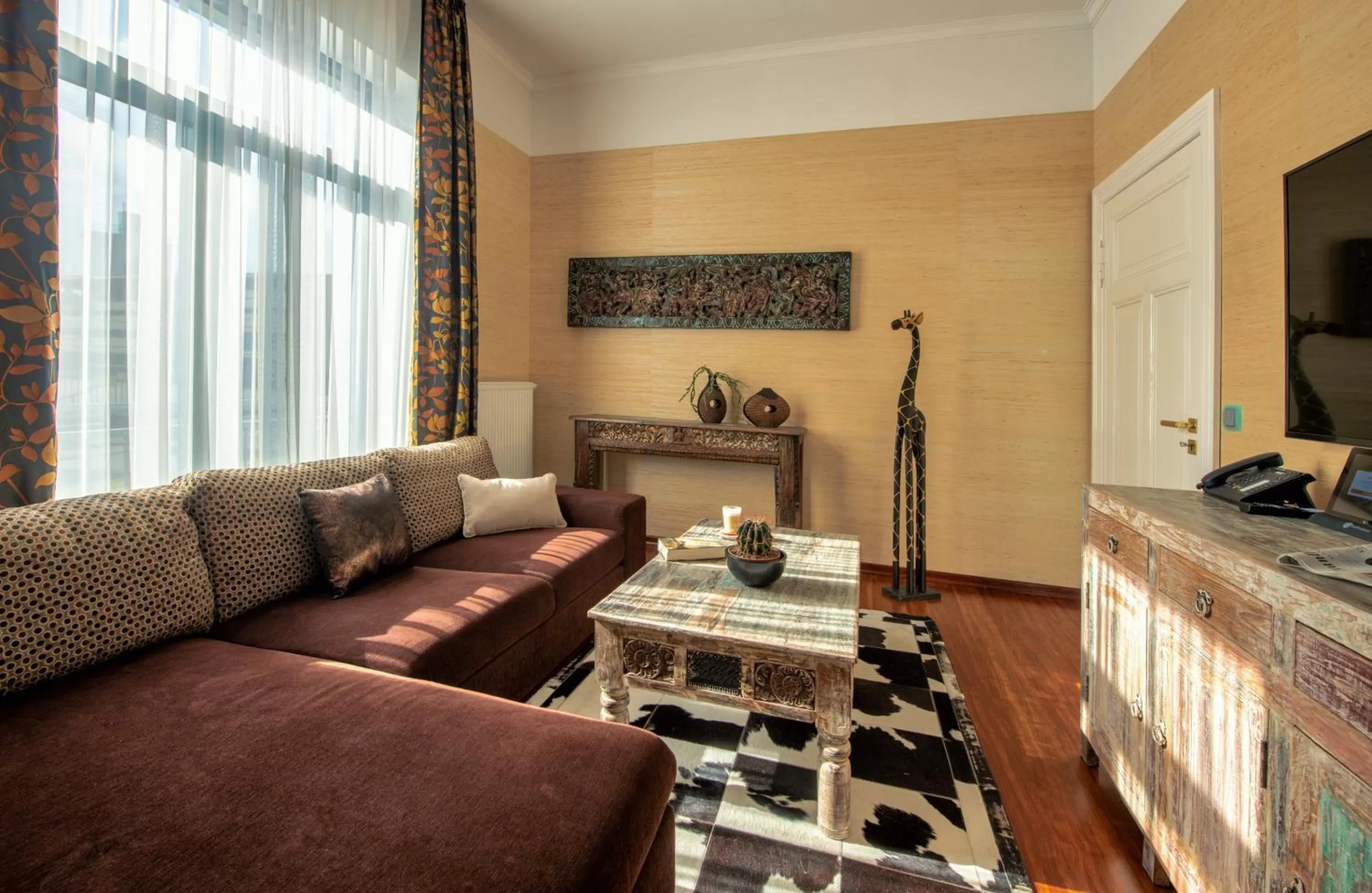 Living room in Recknitztal-Hotel Marlow