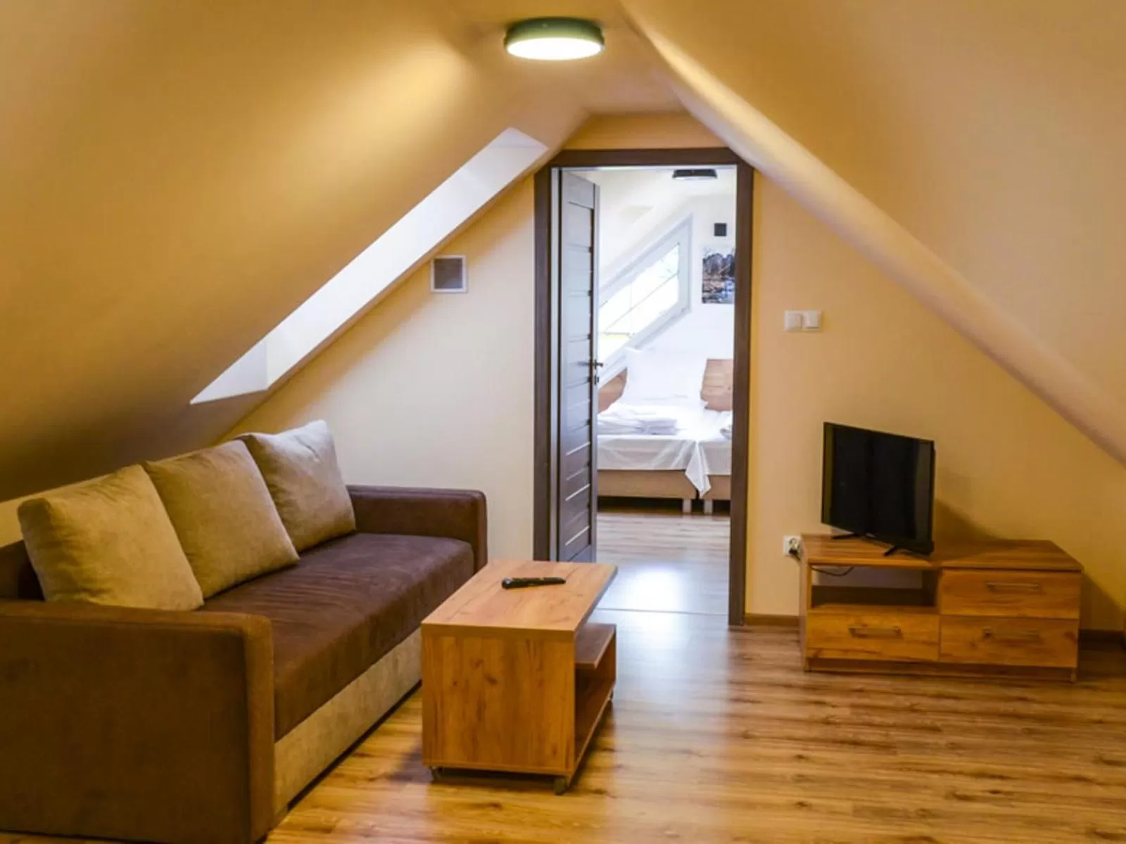 TV and multimedia, Seating Area in Willa Szczepaniakówka