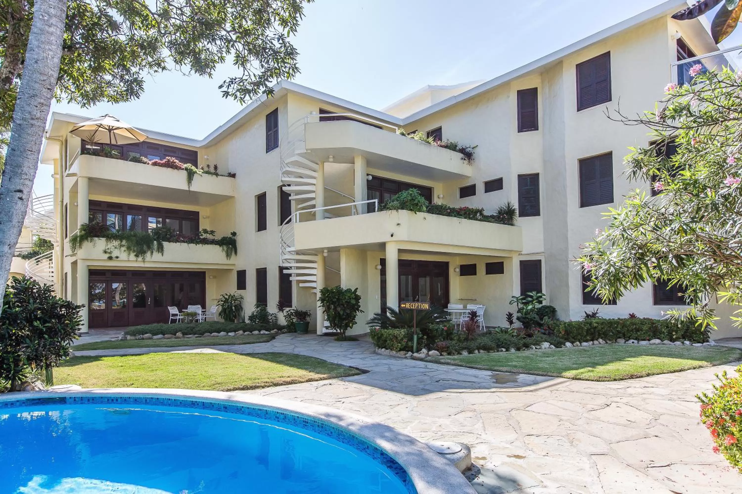 Property building in Cabarete Palm Beach Condos