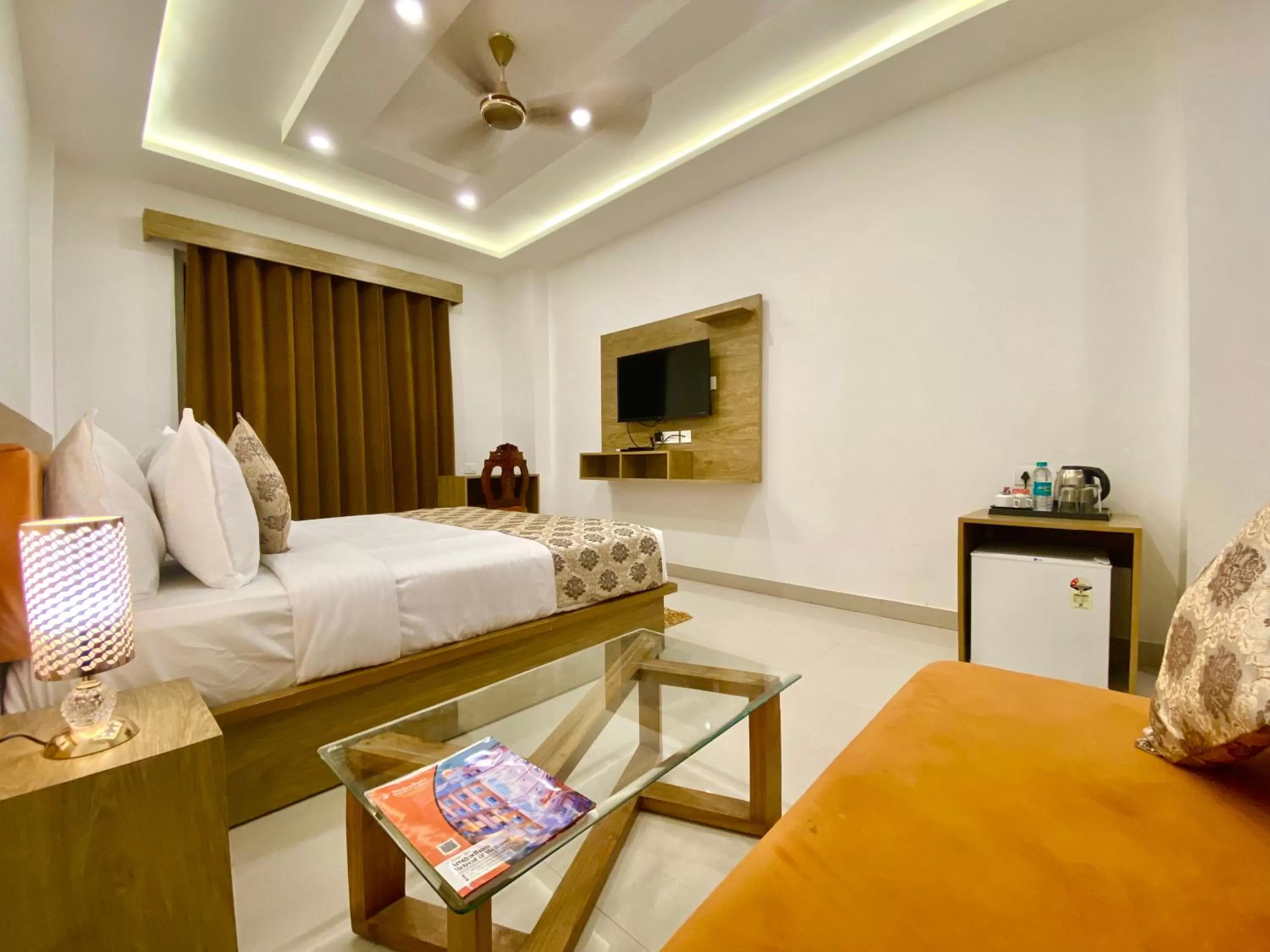 Bed in Arogyadham Wellness Retreat