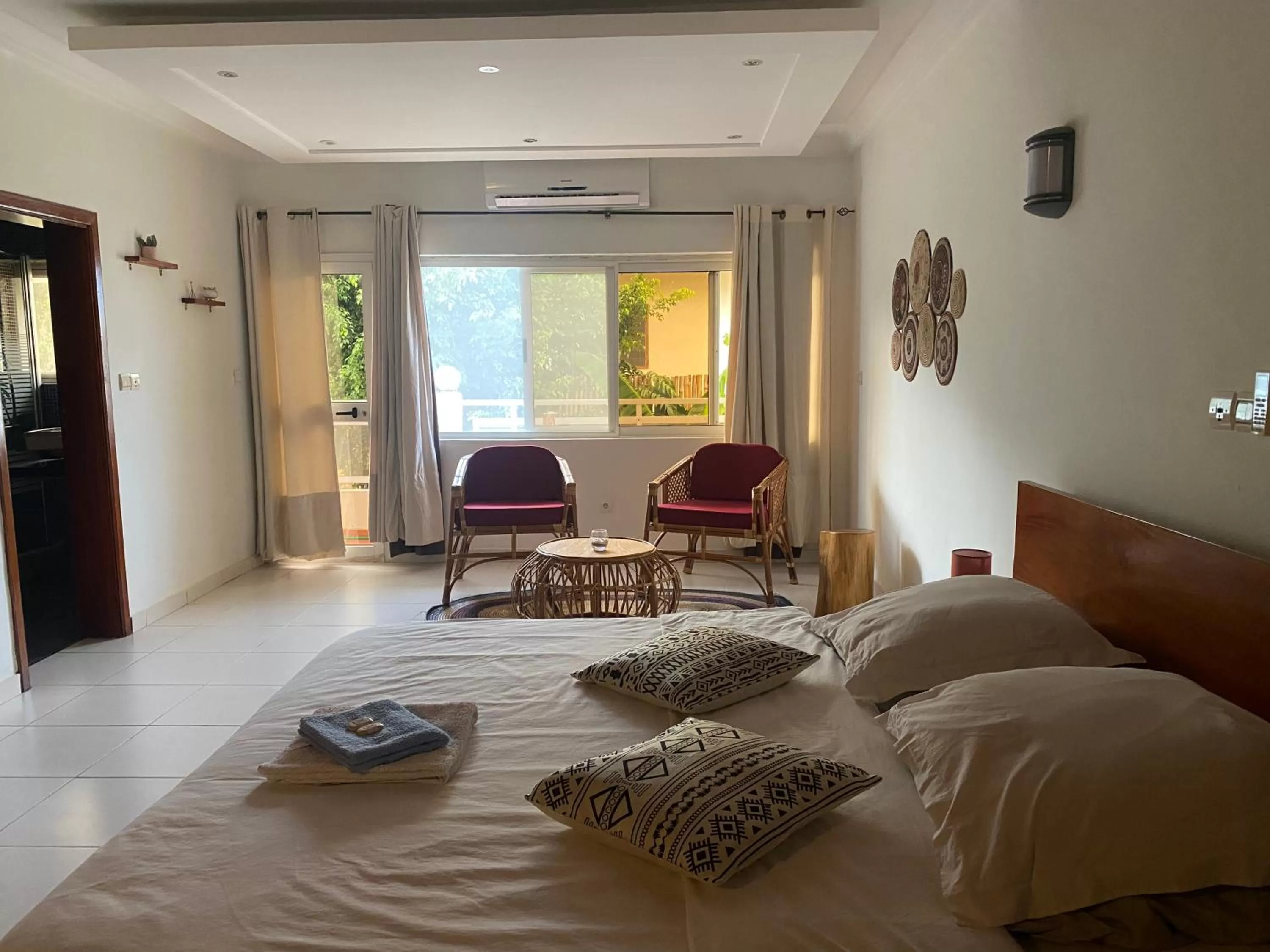 Seating Area in L'Oasis Guesthouse