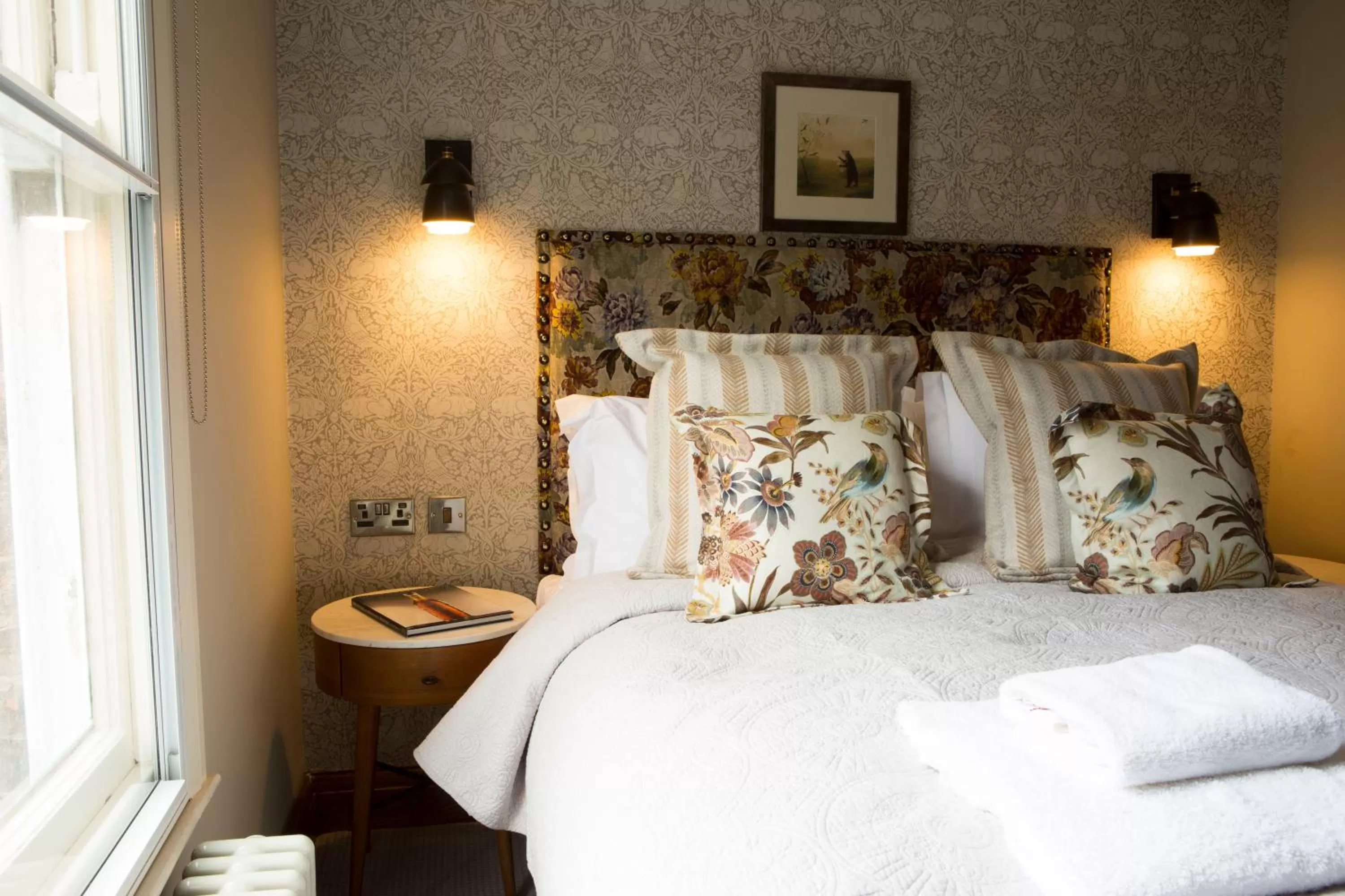 Bed in The Legh Arms Prestbury