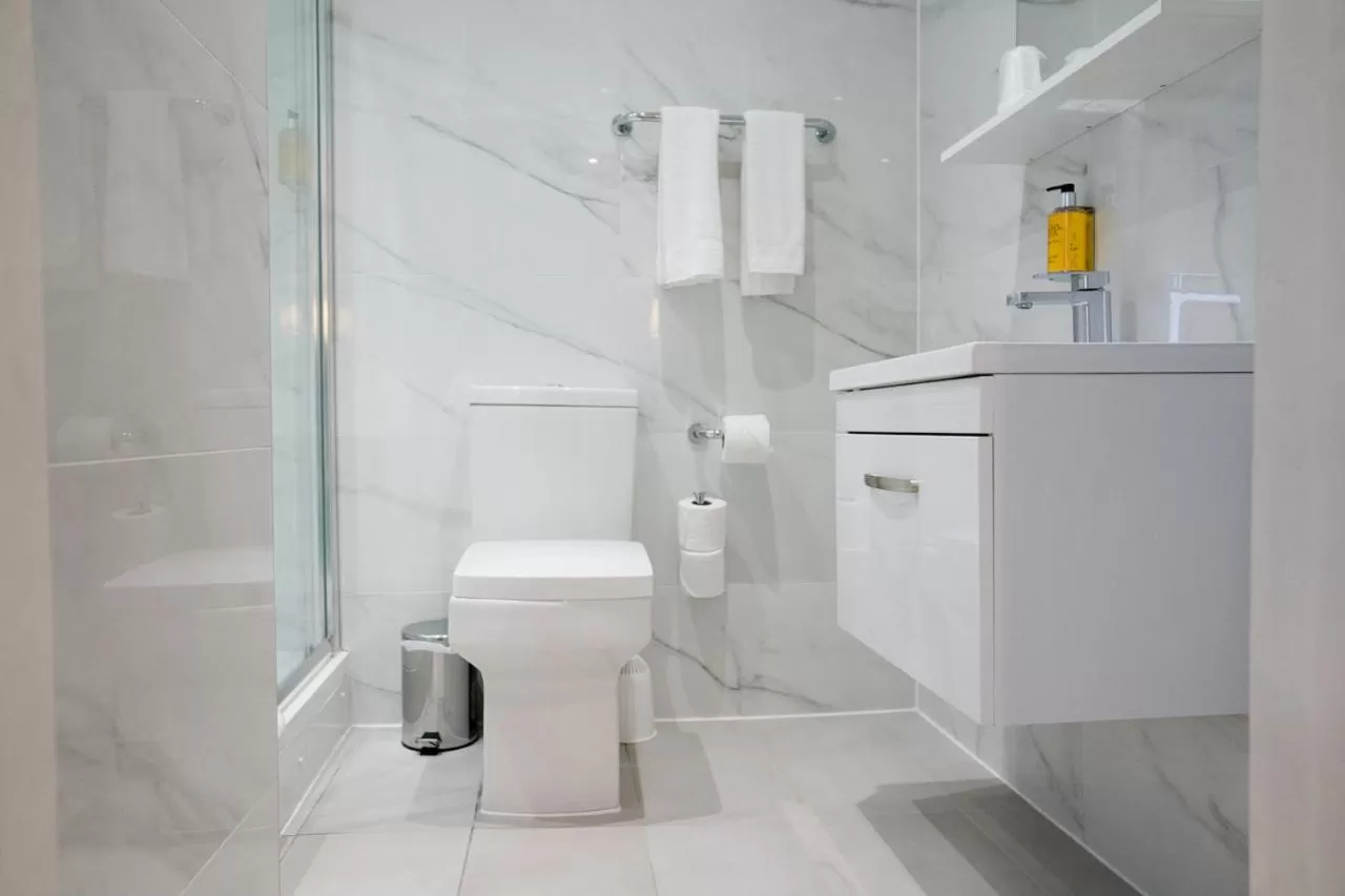 Shower in Best Western Buckingham Palace Rd