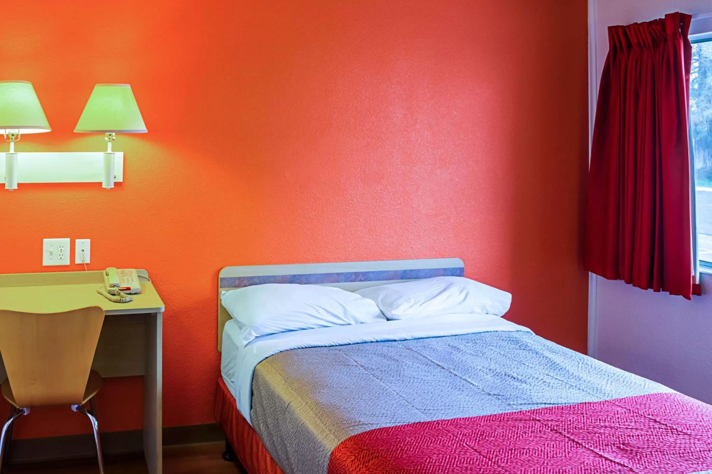 Photo of the whole room, Bed in Motel 6-Porterville, CA