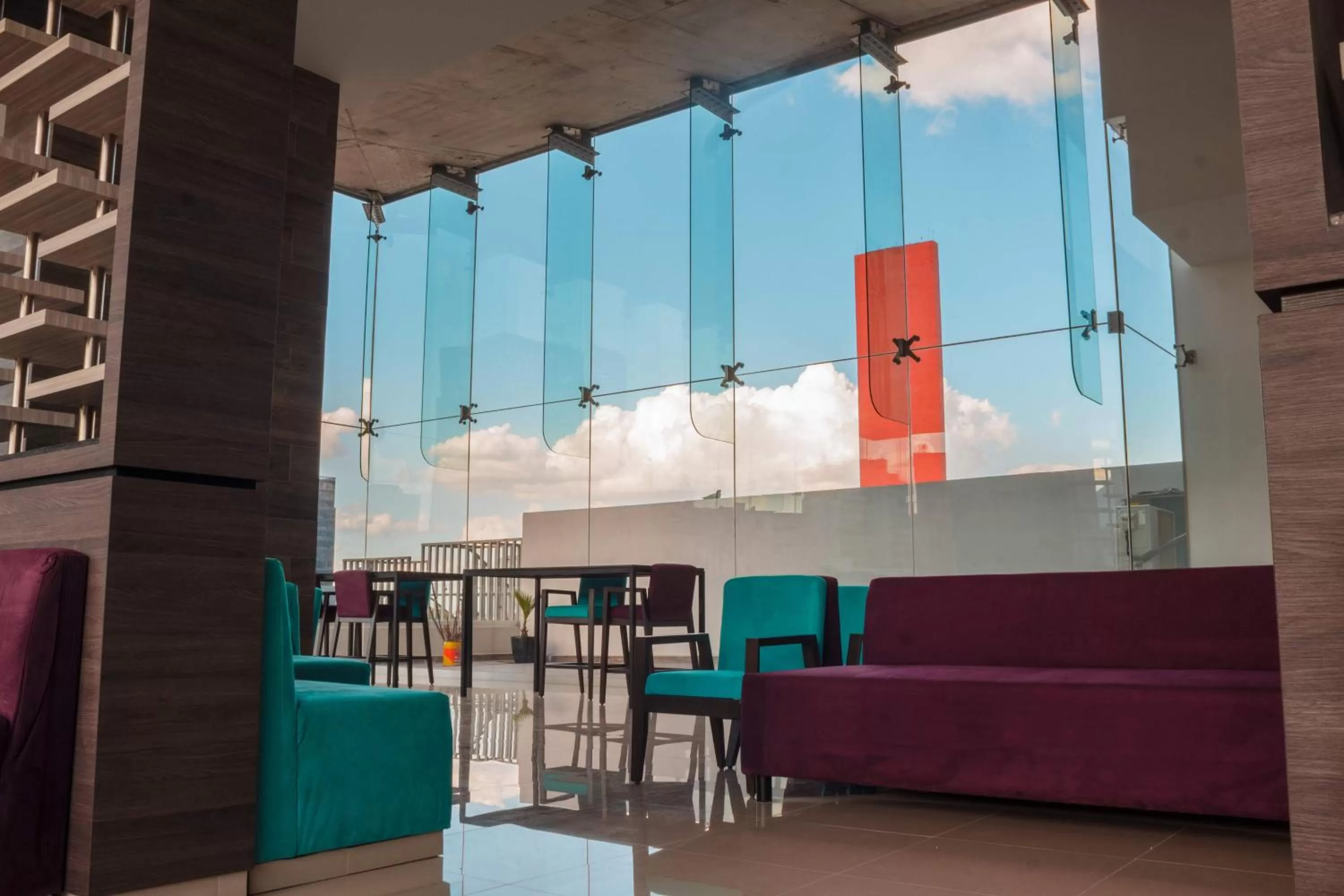 City view in Hotel Kavia Monterrey