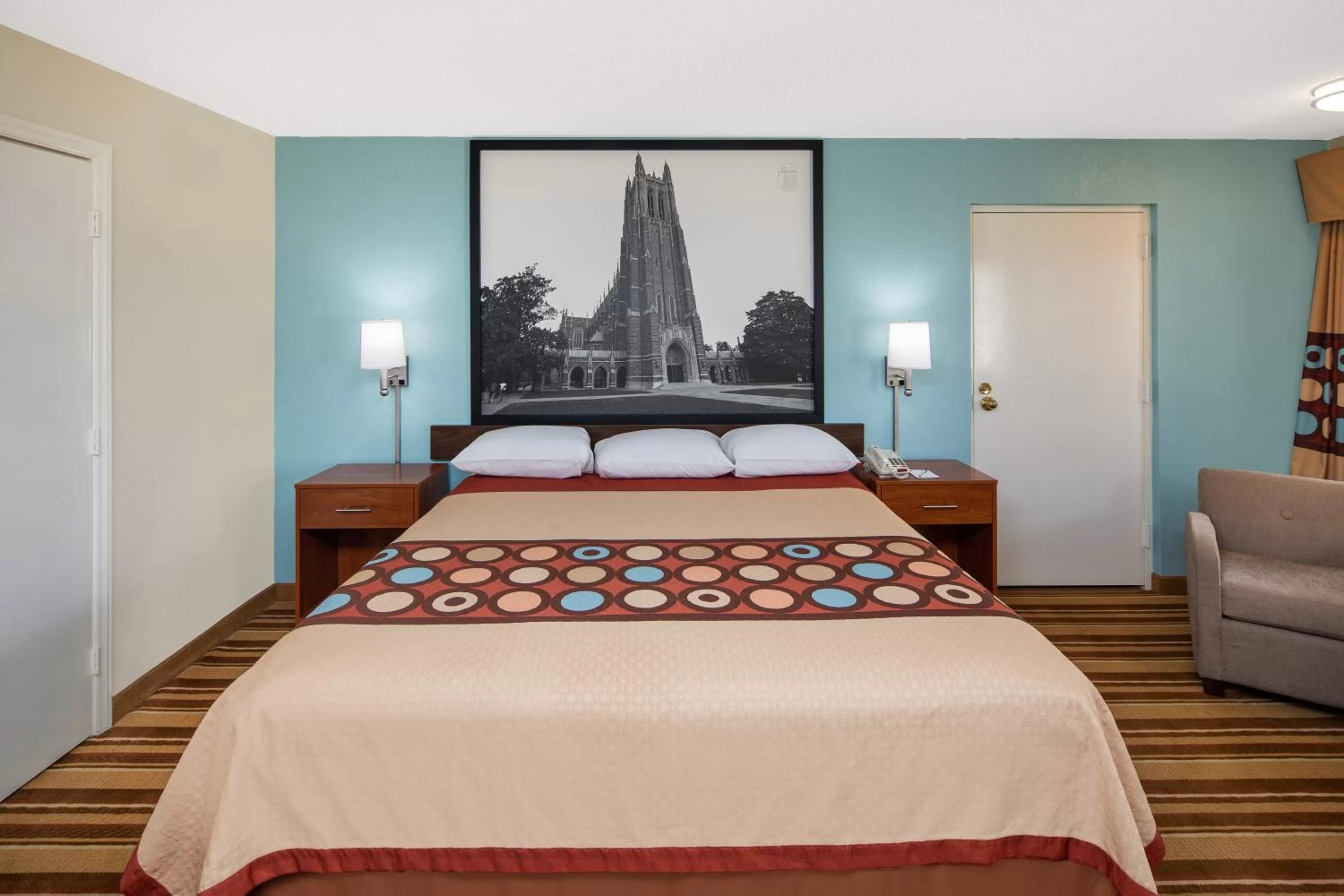 Bed in Super 8 by Wyndham Burlington NC