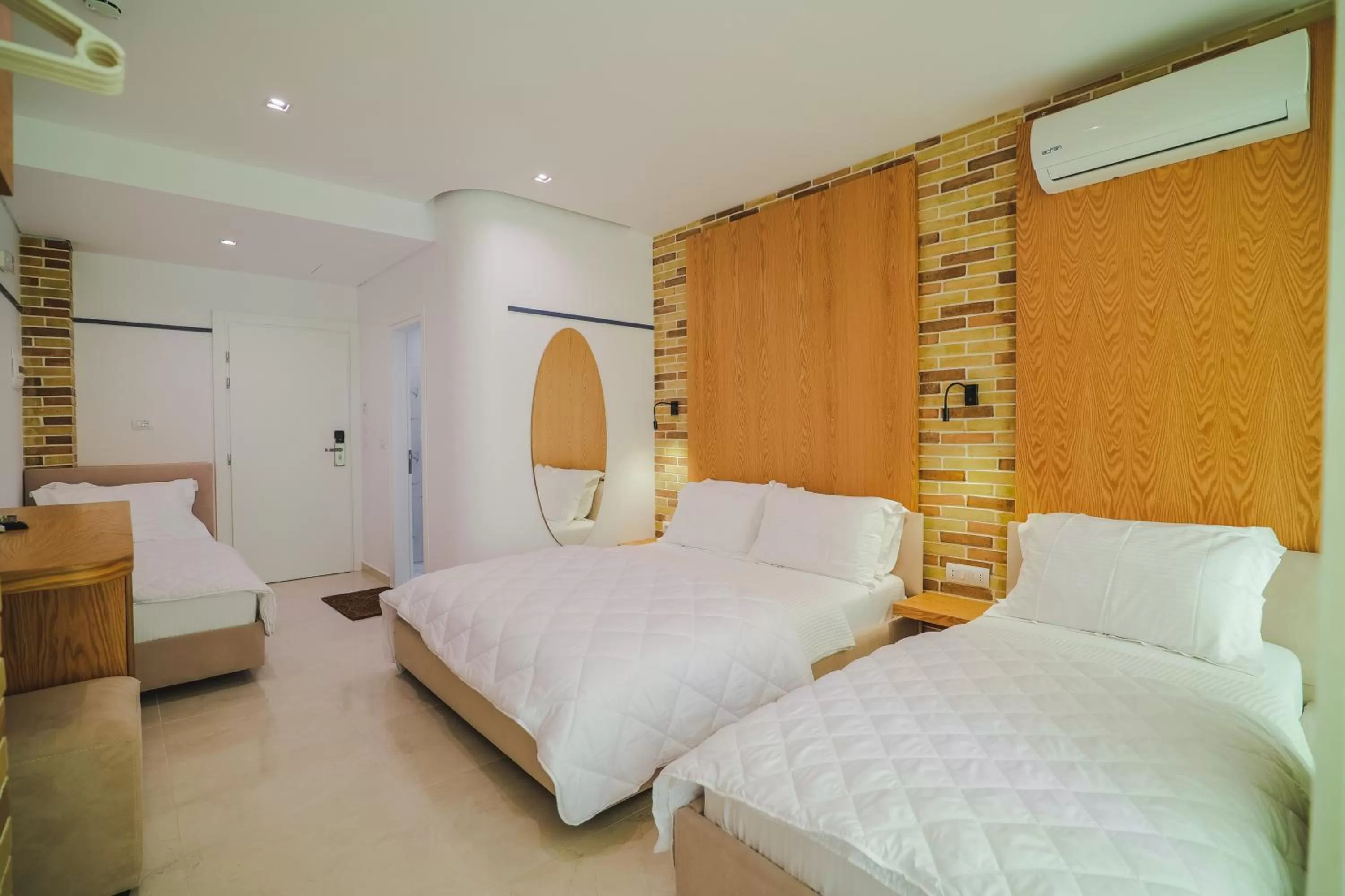 Bed in Hotel Piccolino