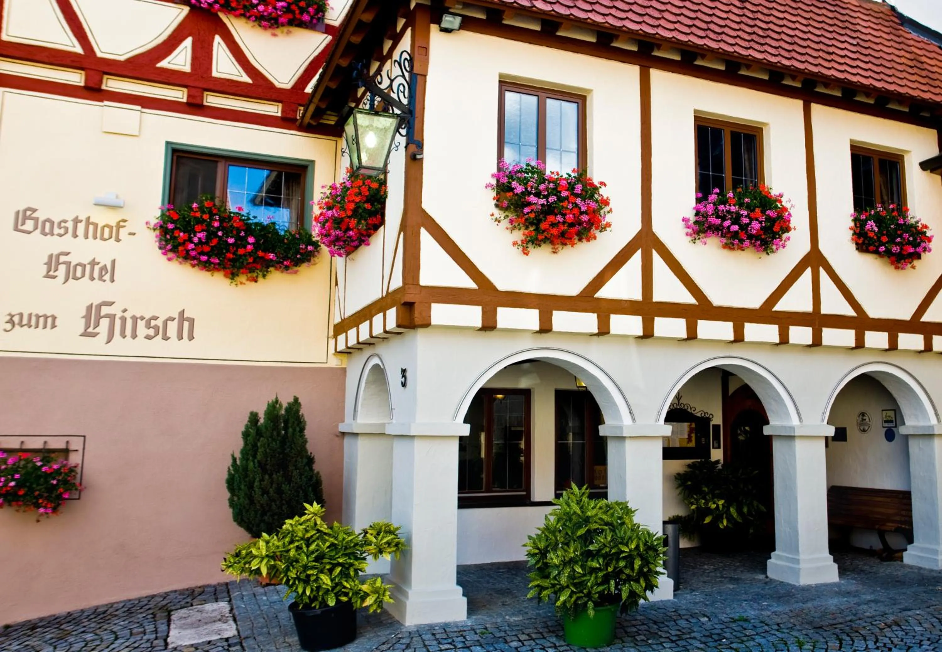 Property building in Gasthof Hotel Zum Hirsch***S