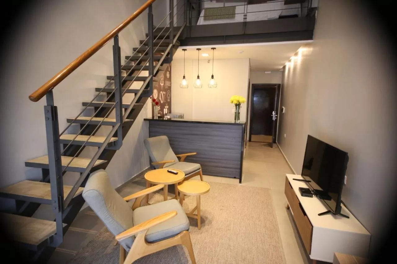 Seating Area in Hotel Le Pelican