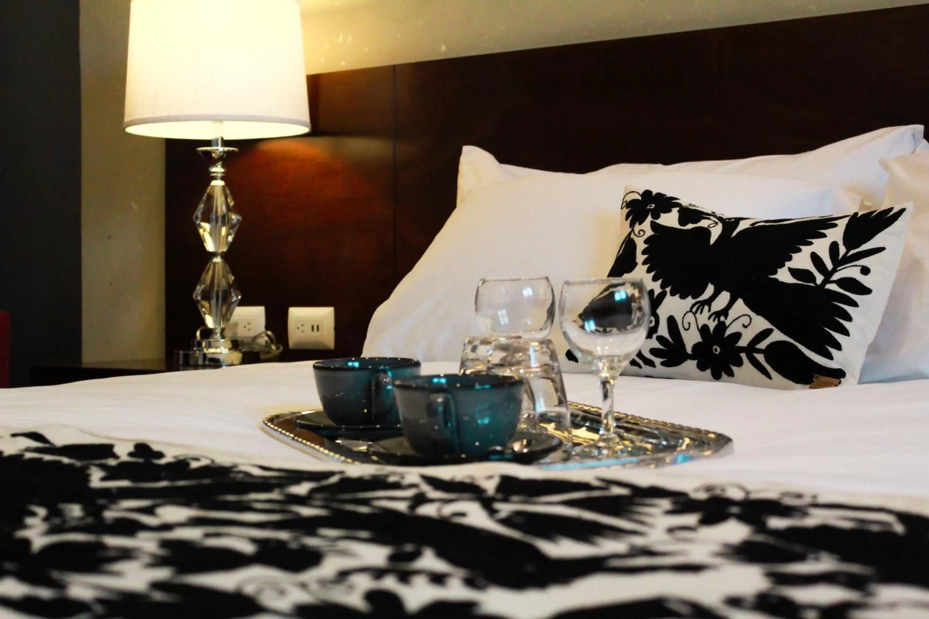 Decorative detail, Bed in Casa San Miguel Hotel Boutique y Spa