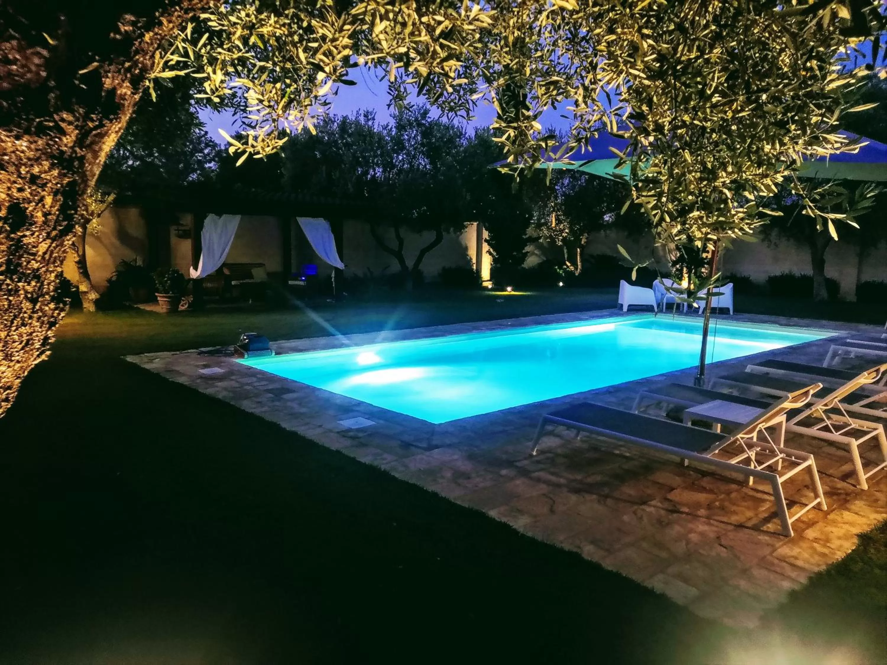 Swimming pool in BORGO LUNA b&b