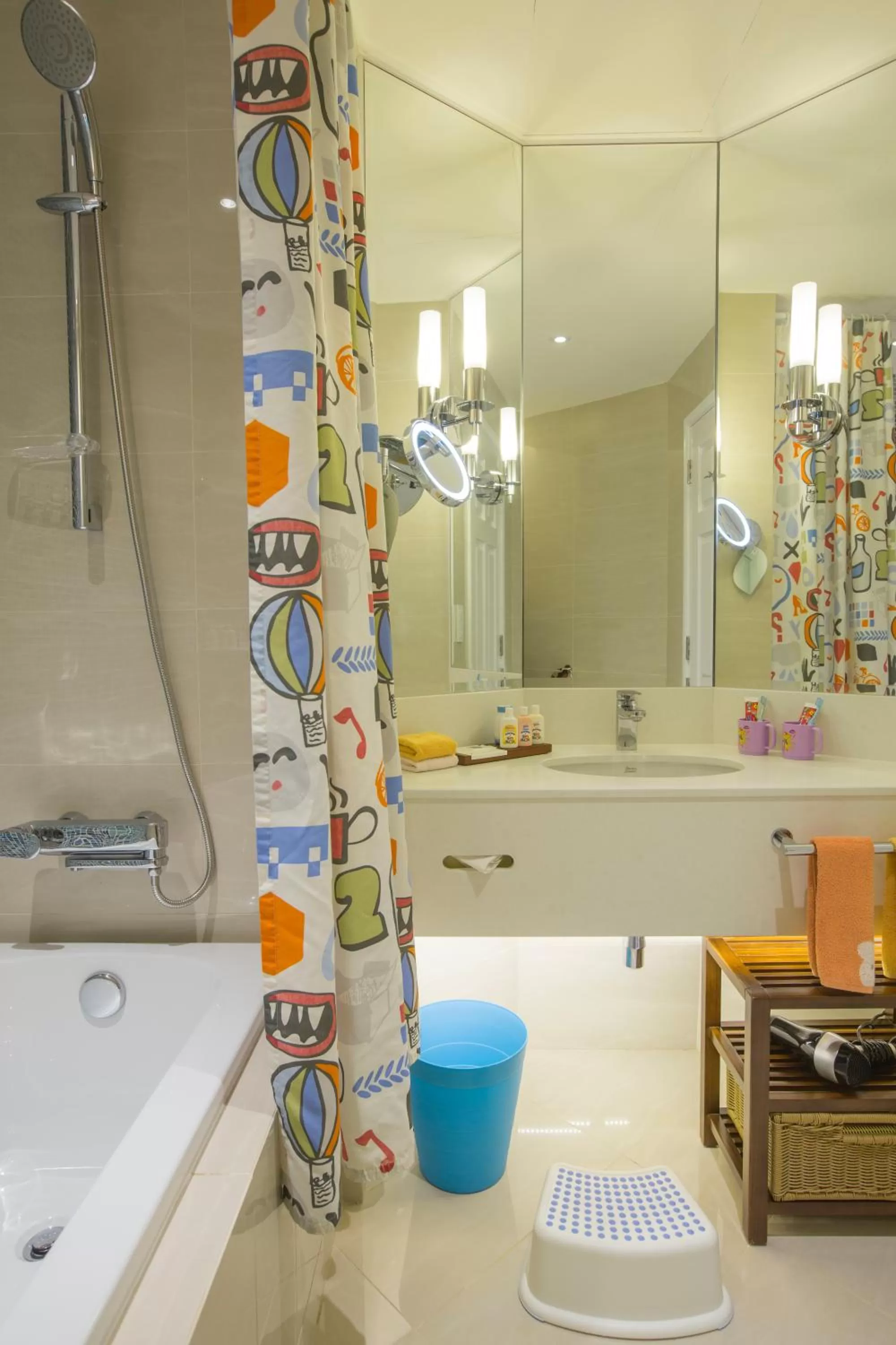 children in Paradox Singapore Merchant Court at Clarke Quay