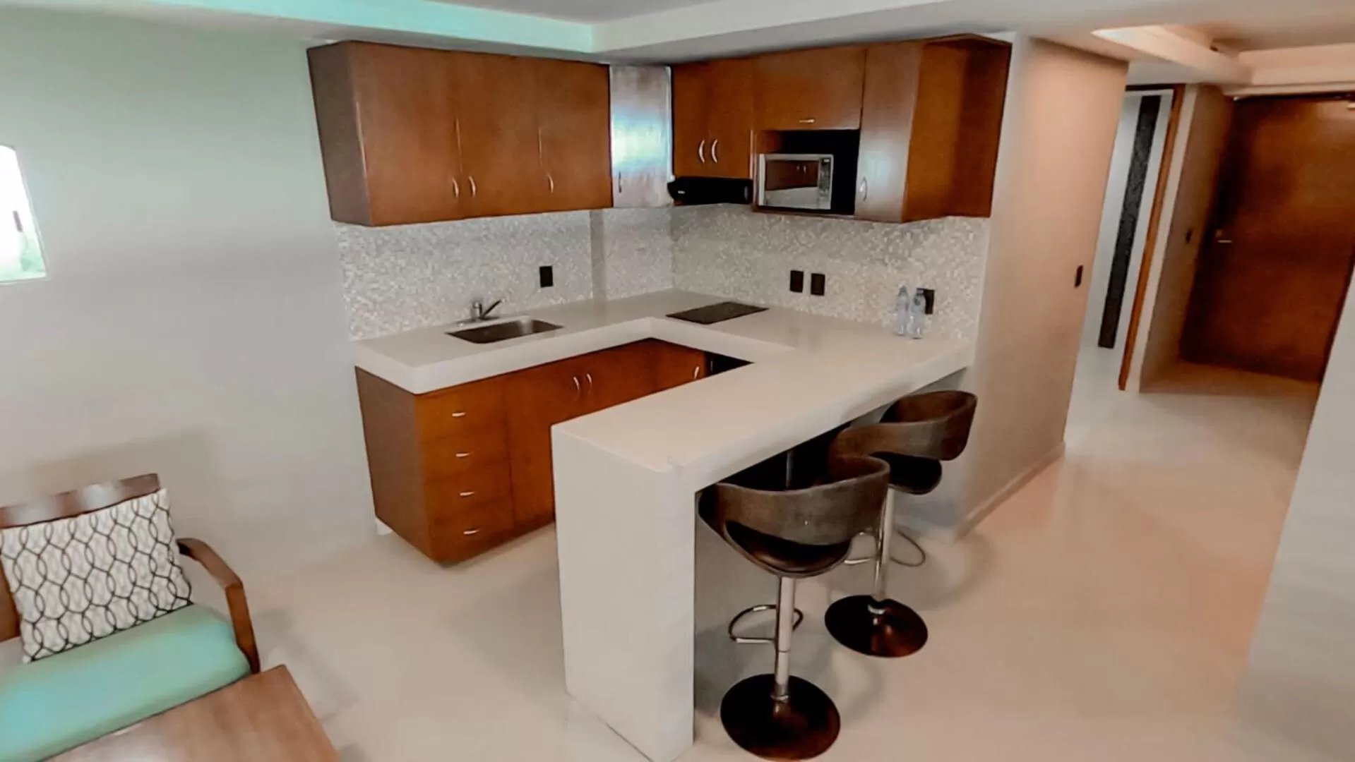 Kitchen or kitchenette in Ocean Dream Cancun by GuruHotel