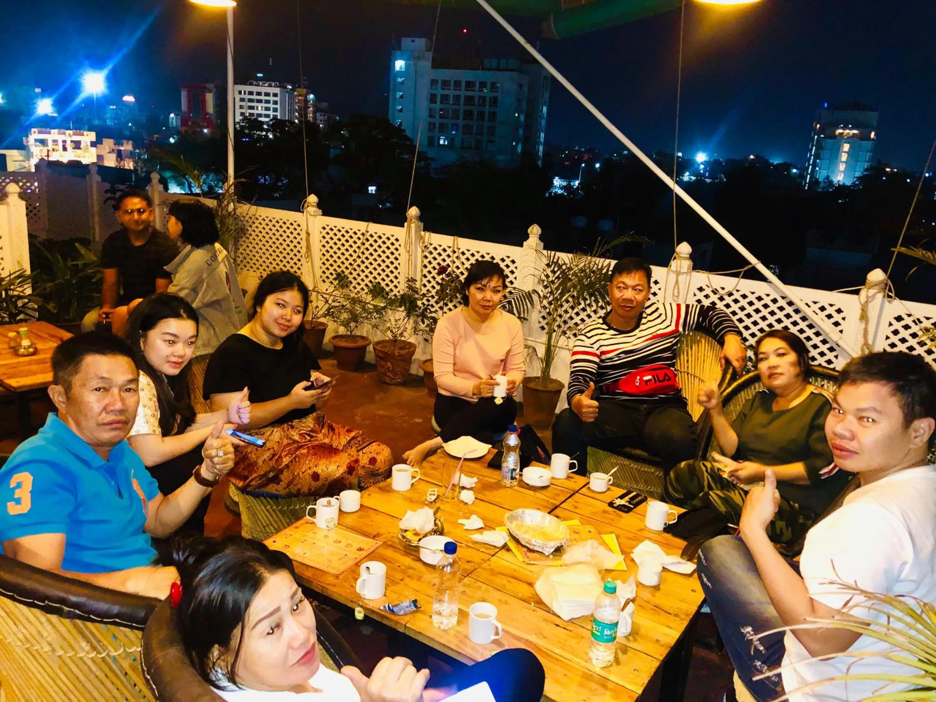 People in Tuk Tuk Backpackers- Near Jaipur Train Station