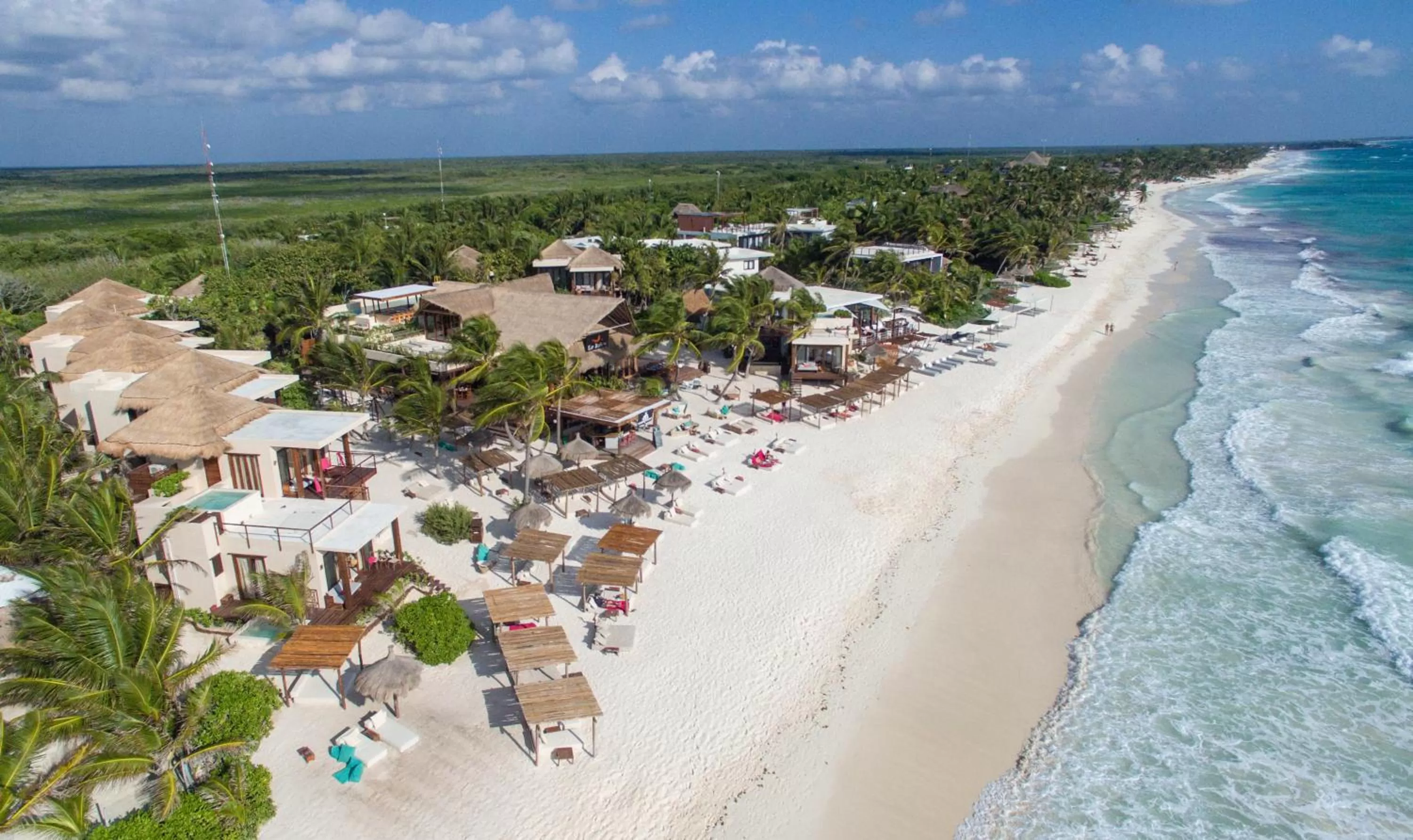 Bird's eye view in La Zebra Tulum, a Small Luxury Hotel