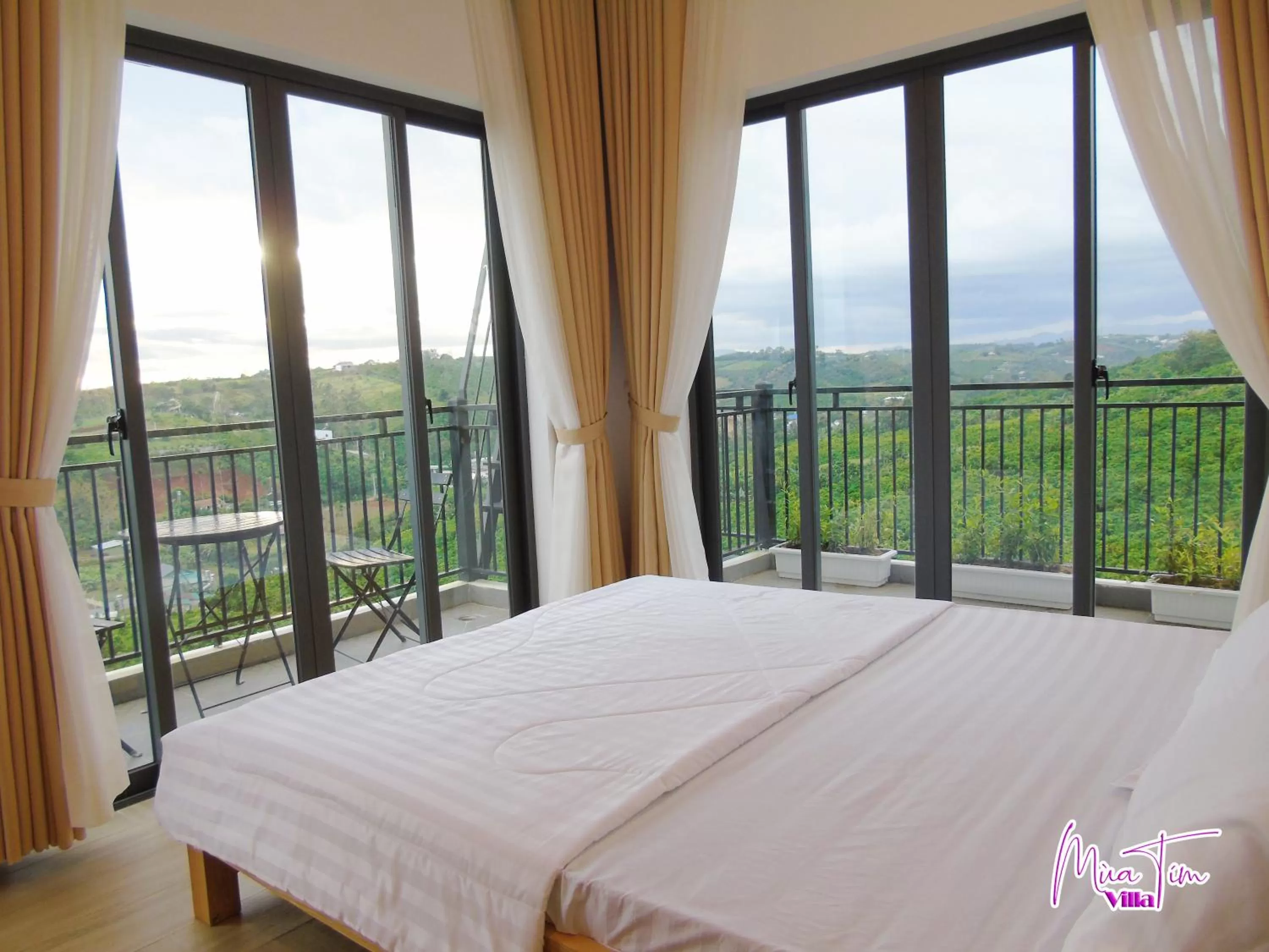 Bed in Mùa Tím Villa