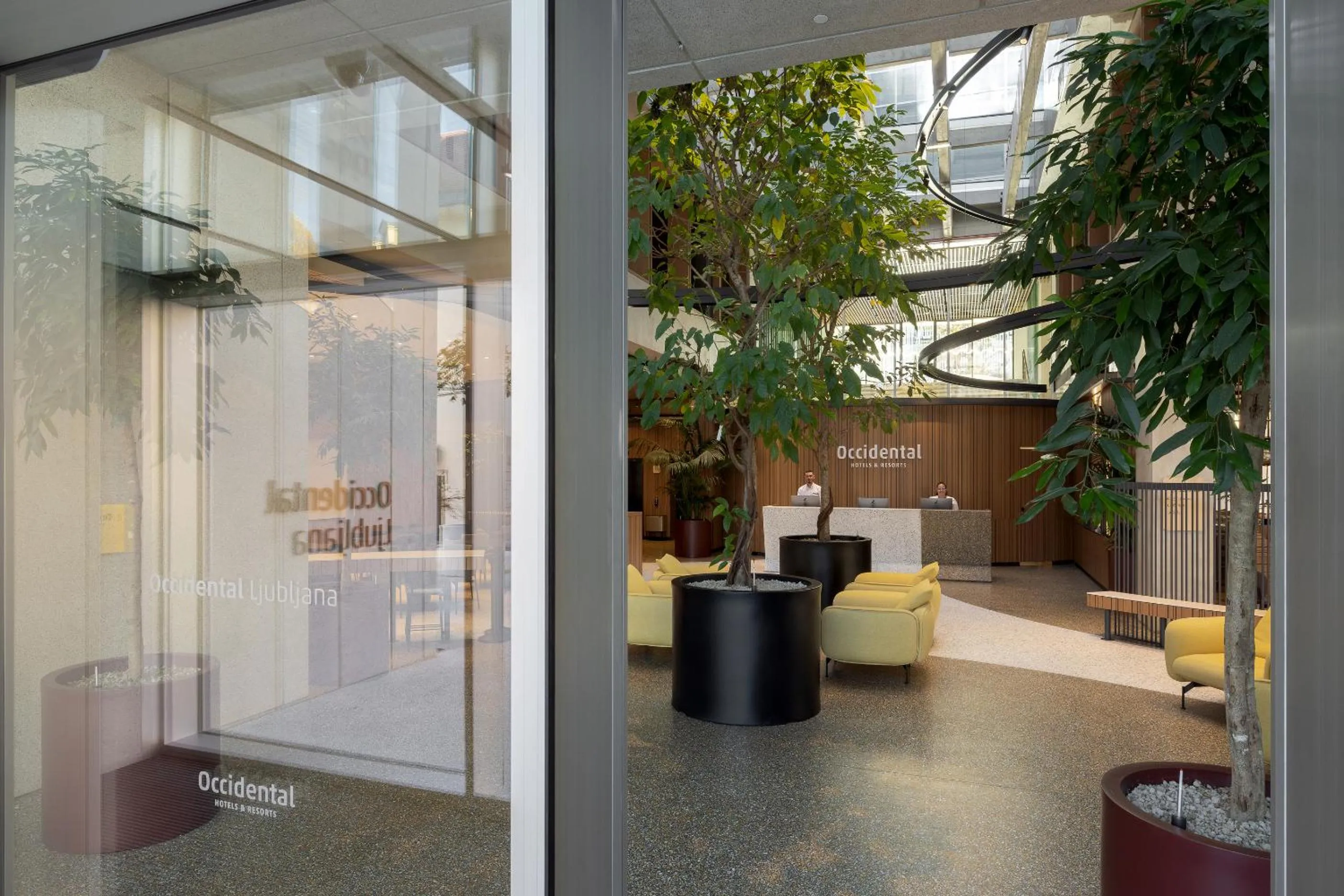 Lobby or reception in Occidental Ljubljana