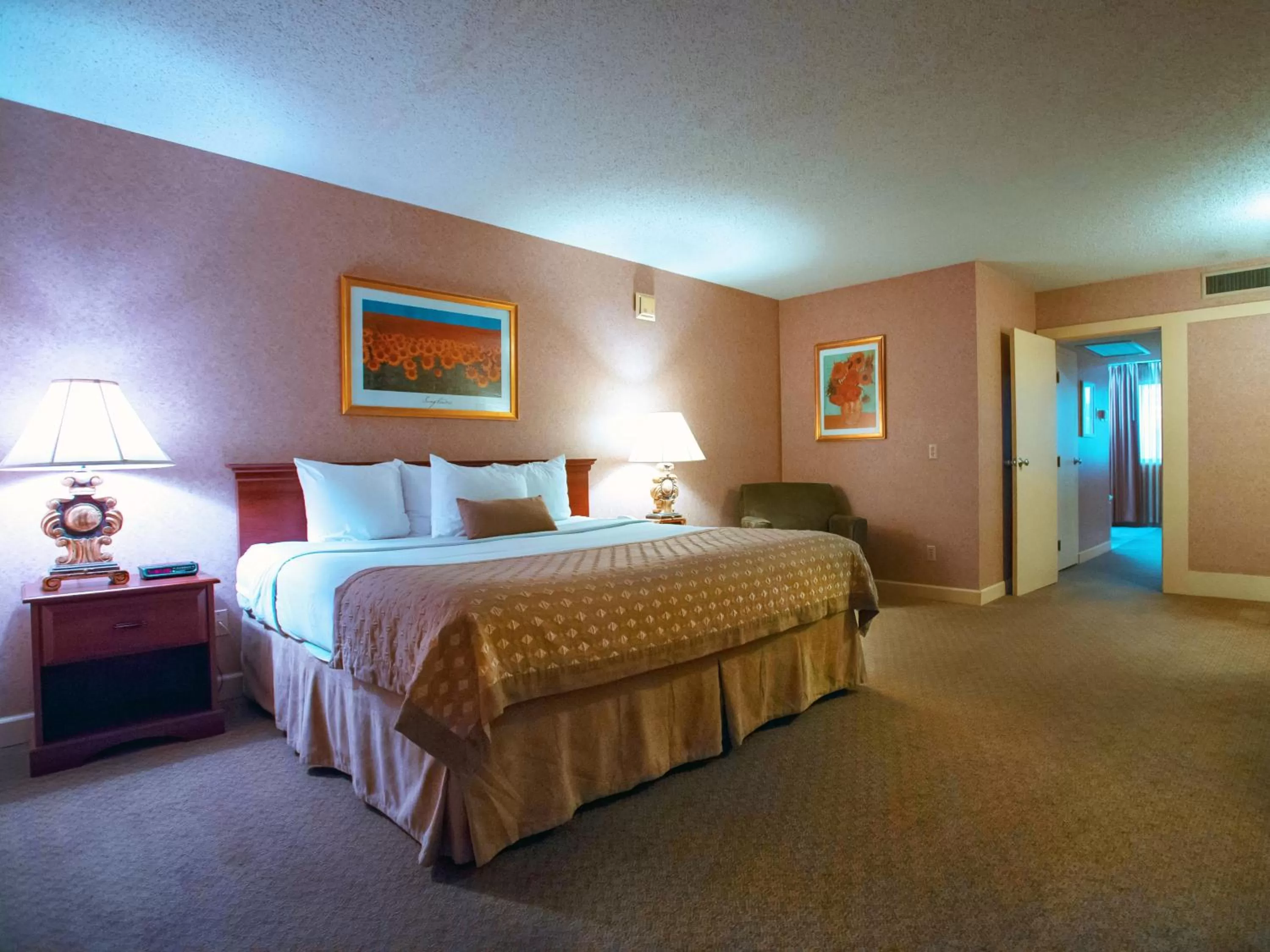 Deluxe One Bedroom King Suite Non Smoking in Ramada by Wyndham Topeka Downtown Hotel & Convention Center