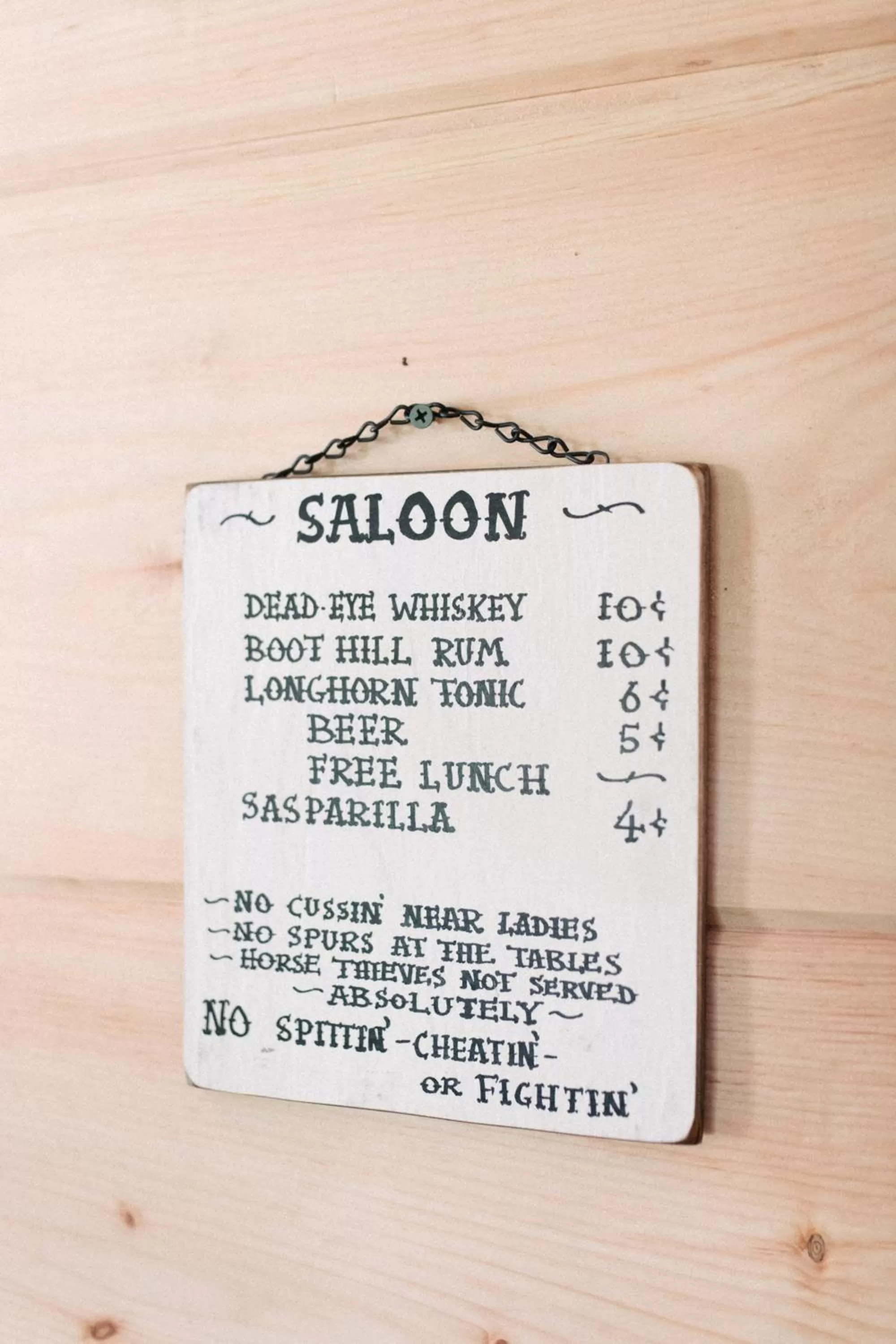 Decorative detail in The Outpost