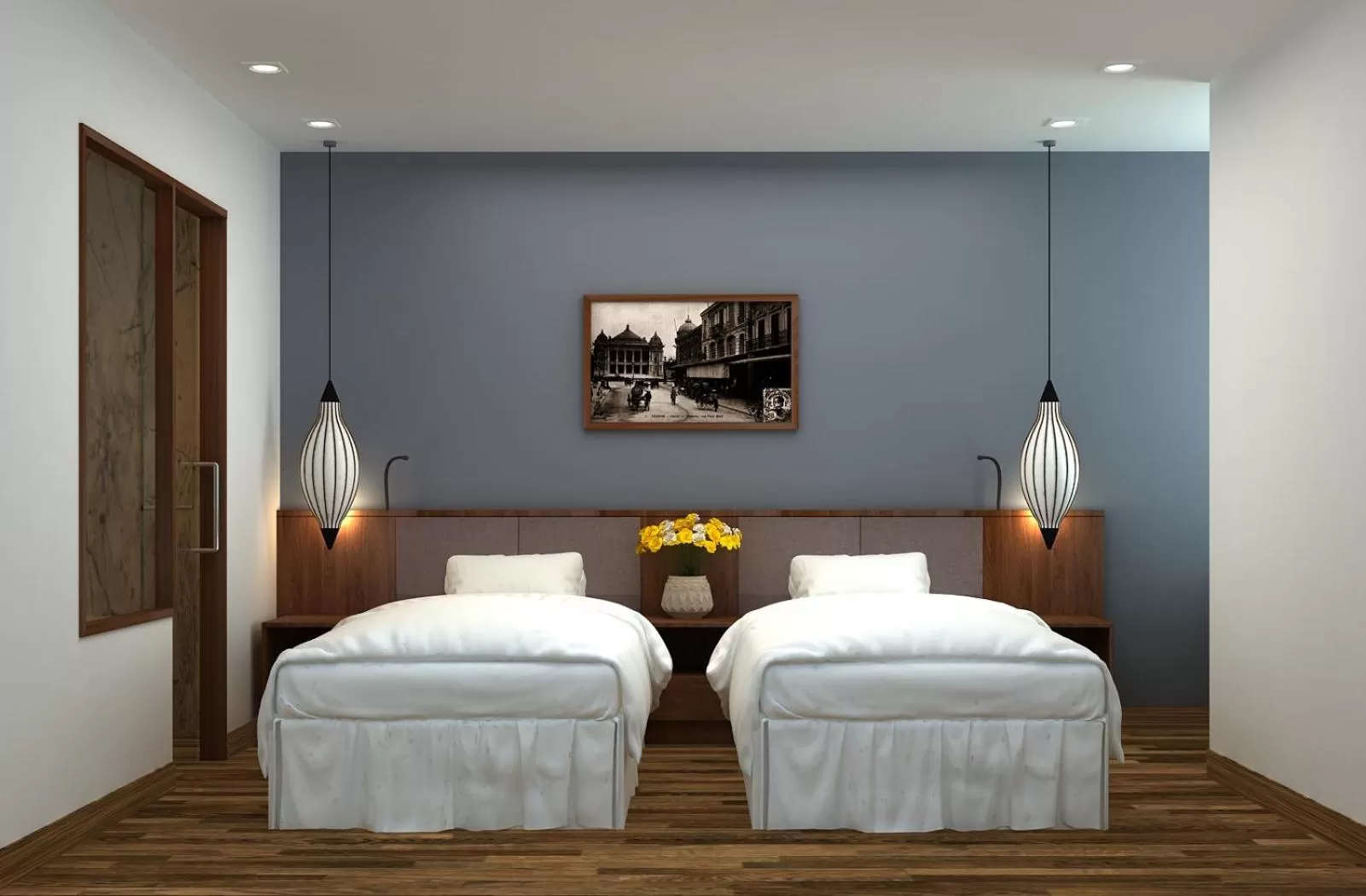 Bed in Hanoi Exclusive Hotel