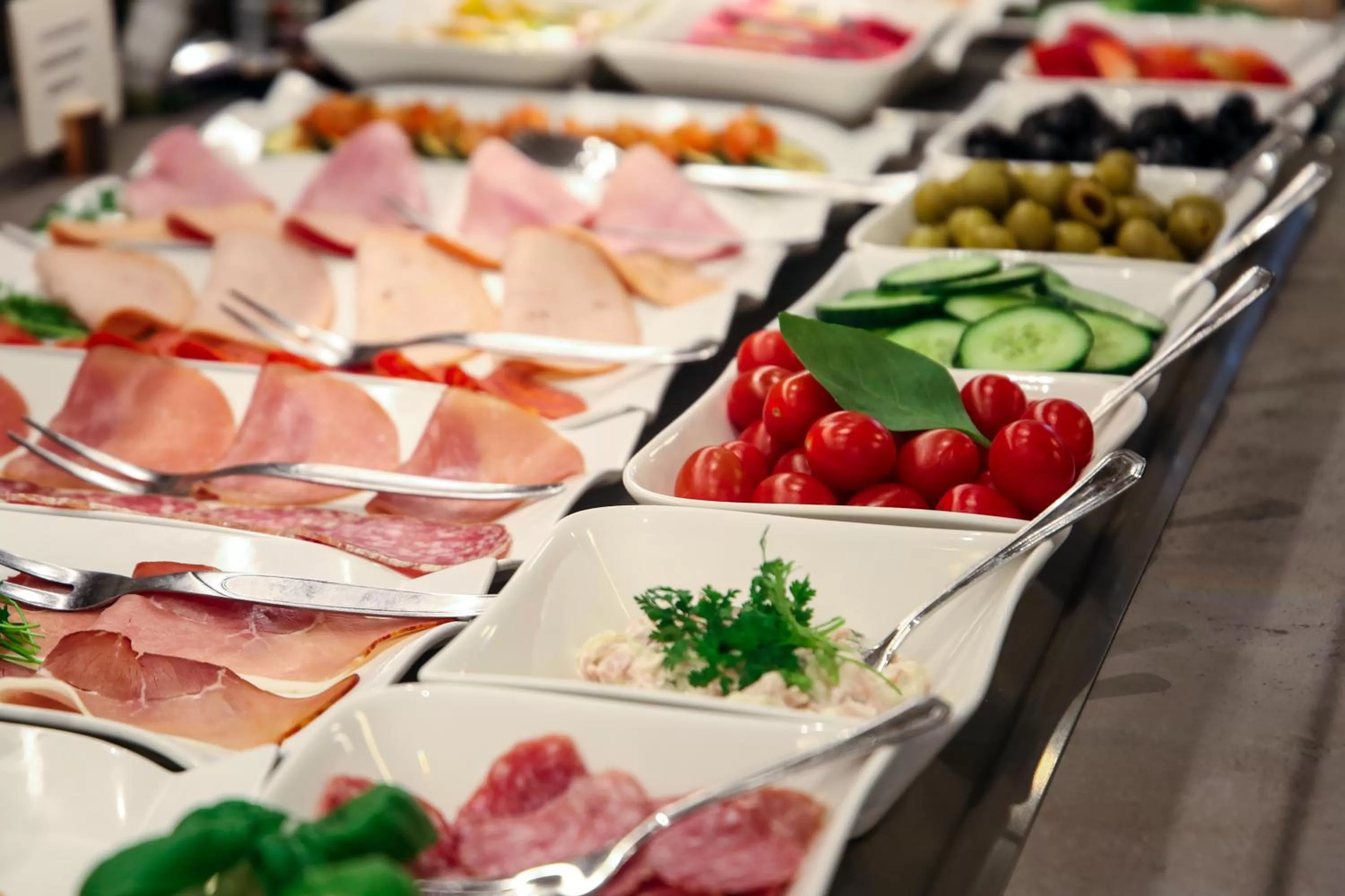 Buffet breakfast in City Partner Hotel Berliner Hof