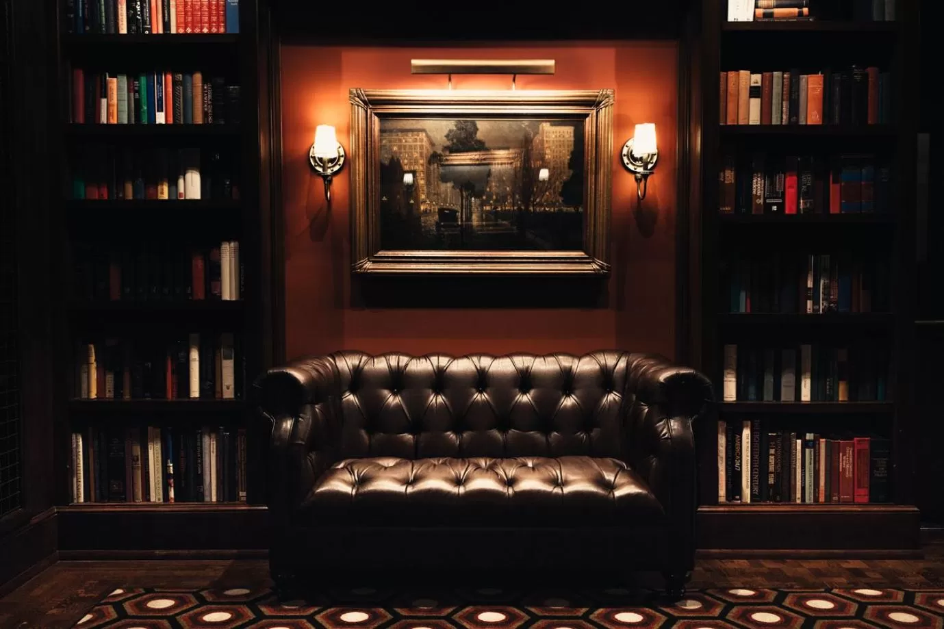 Seating area in Los Angeles Athletic Club