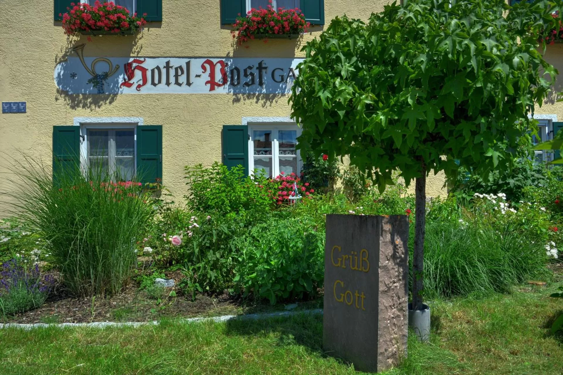 Property building, Property Logo/Sign in Boutique Hotel POST ANDECHS