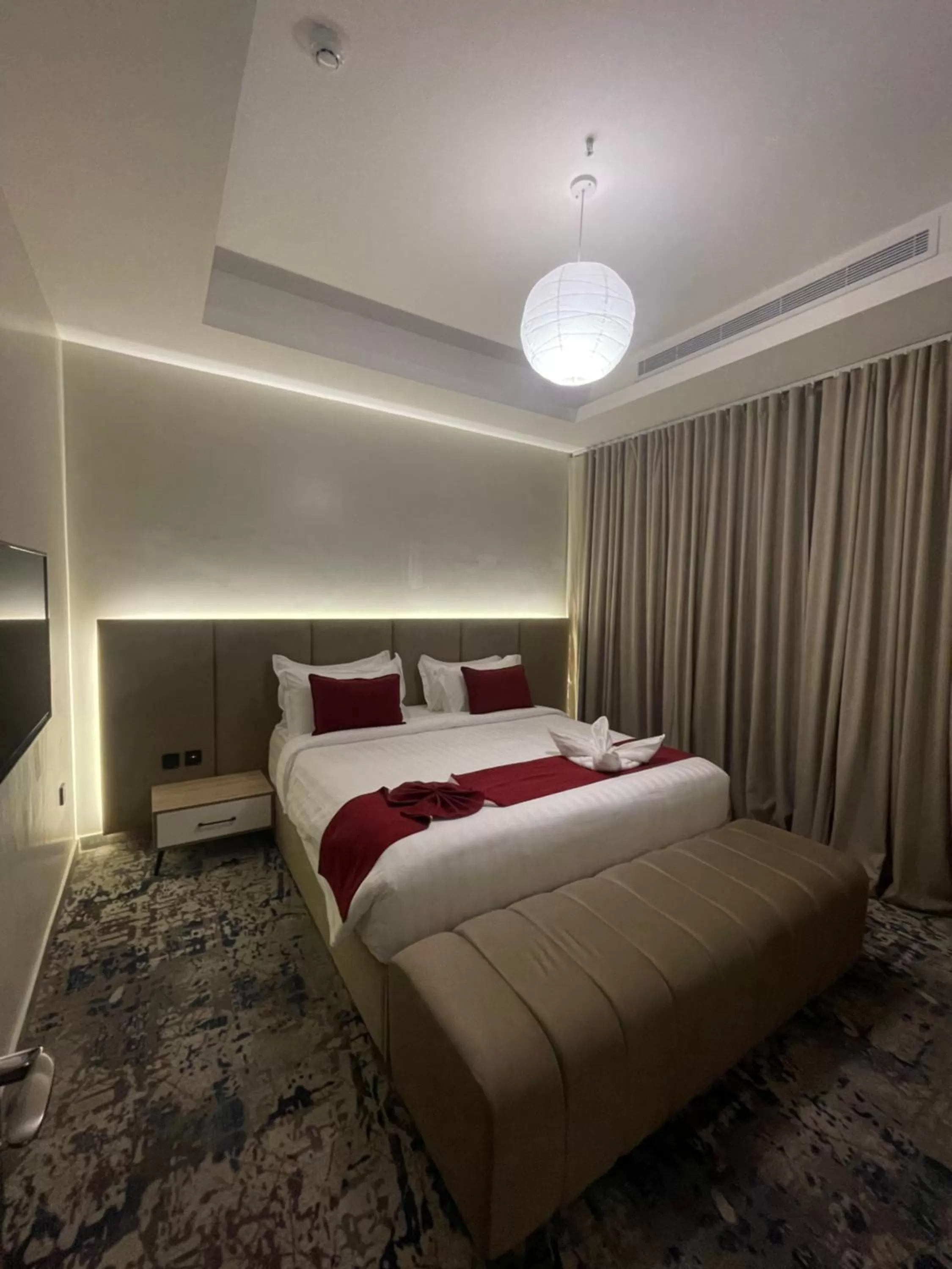 Bed in فندق جولدن نيو قريش - Golden New Quraish Jeddah-شركة الذهبية العصرية الفندقية