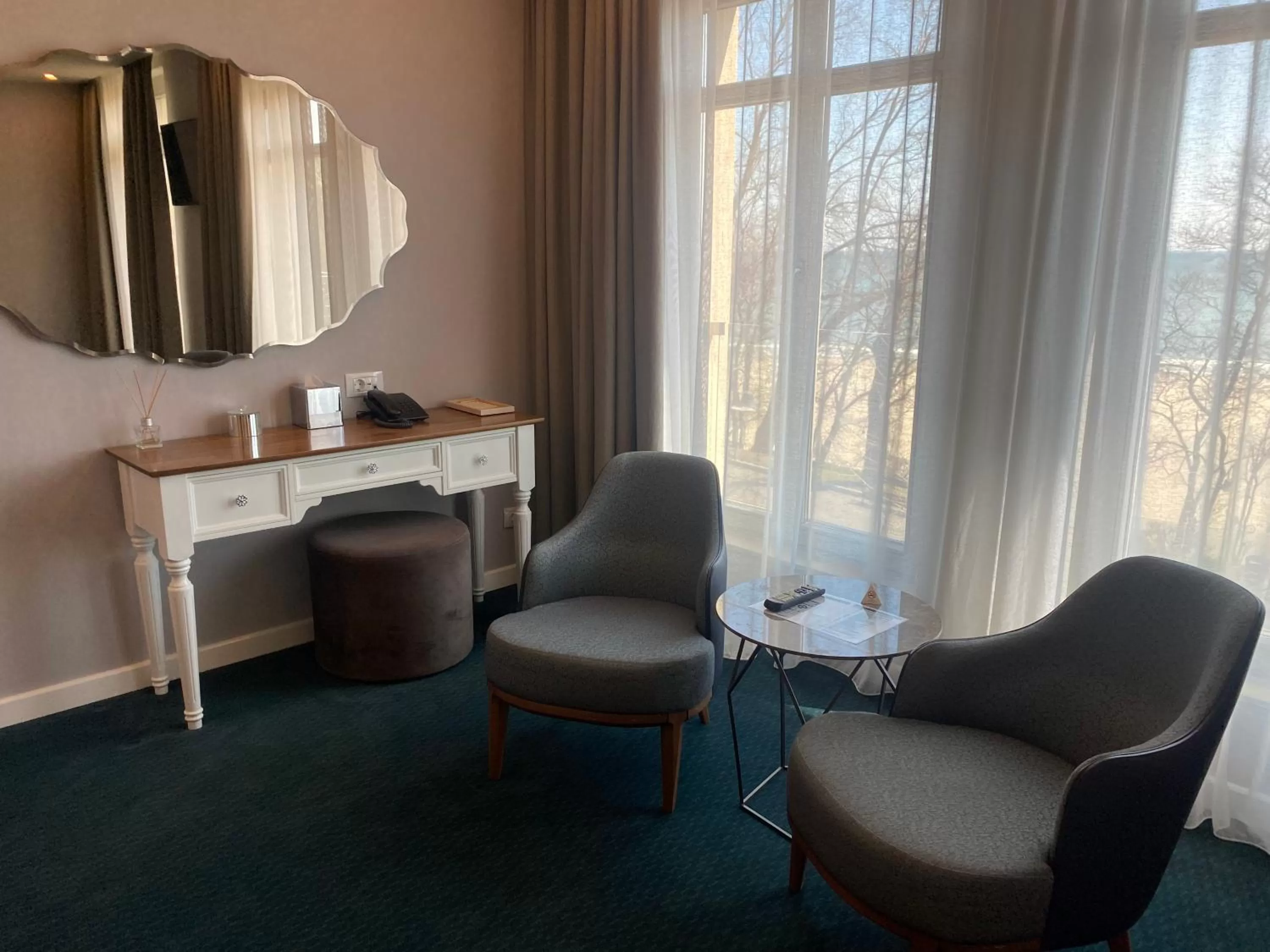 Seating area in Hotel Residence Promenade