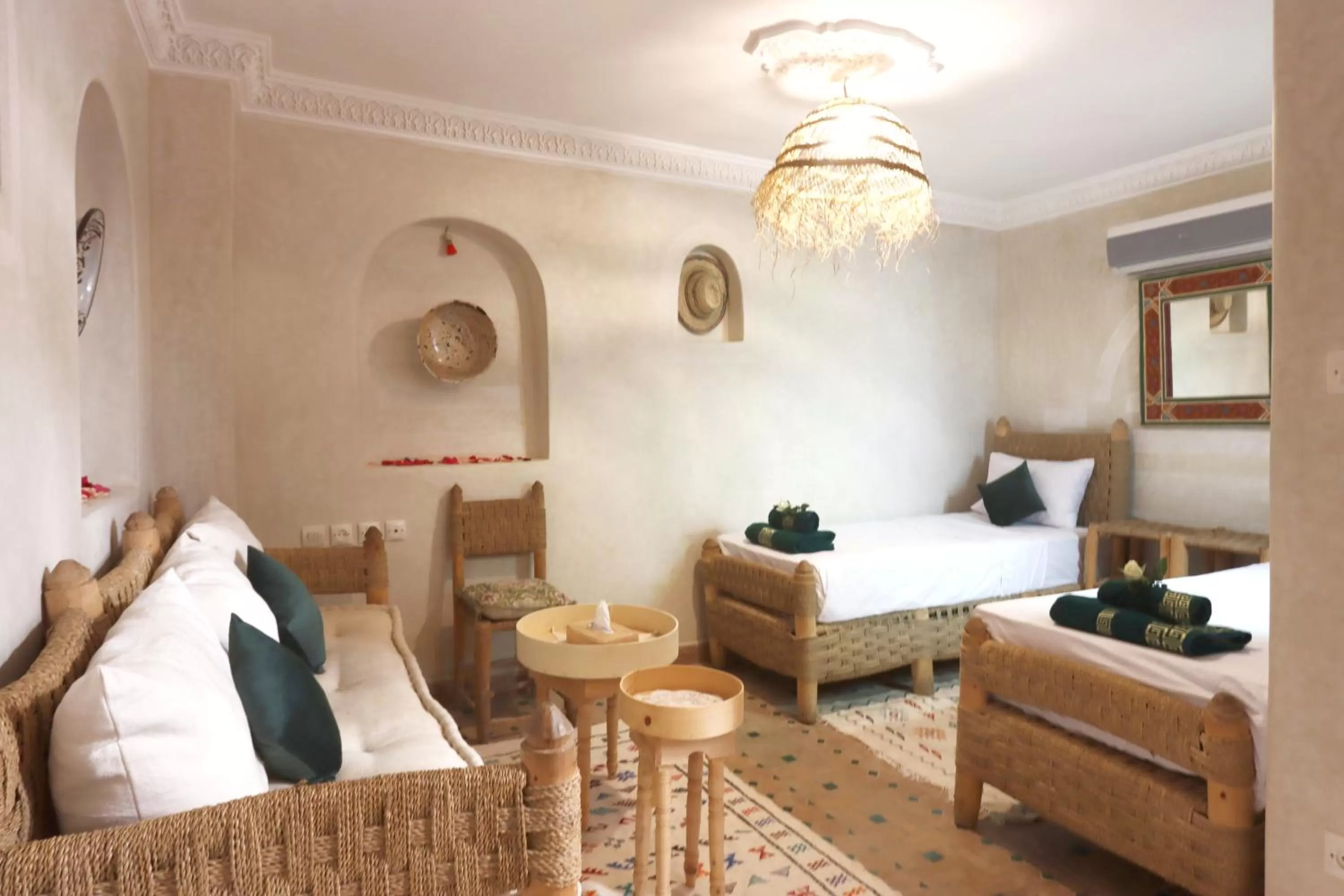 Bed in Riad Venezia