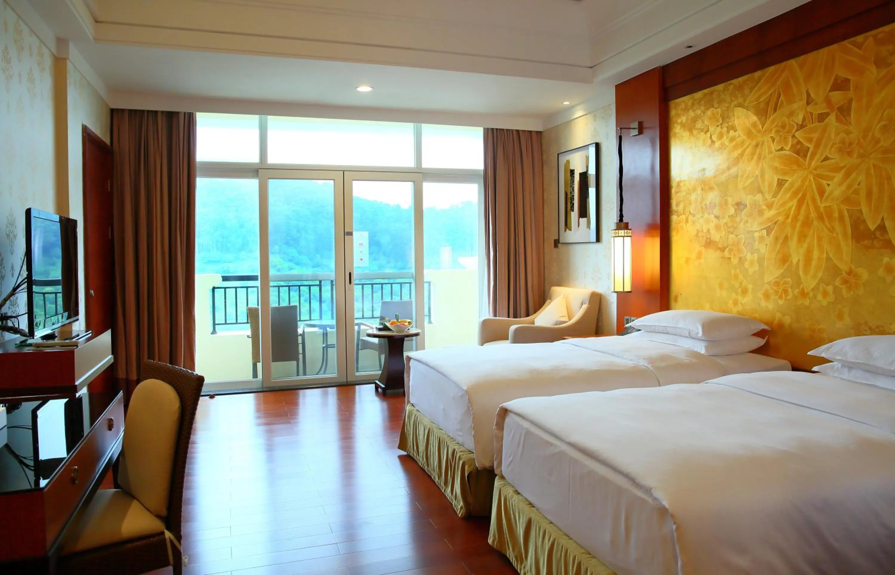 Bed in Good View Hotel Tangxia - 15 mins drive from Dongguan South Railway Station