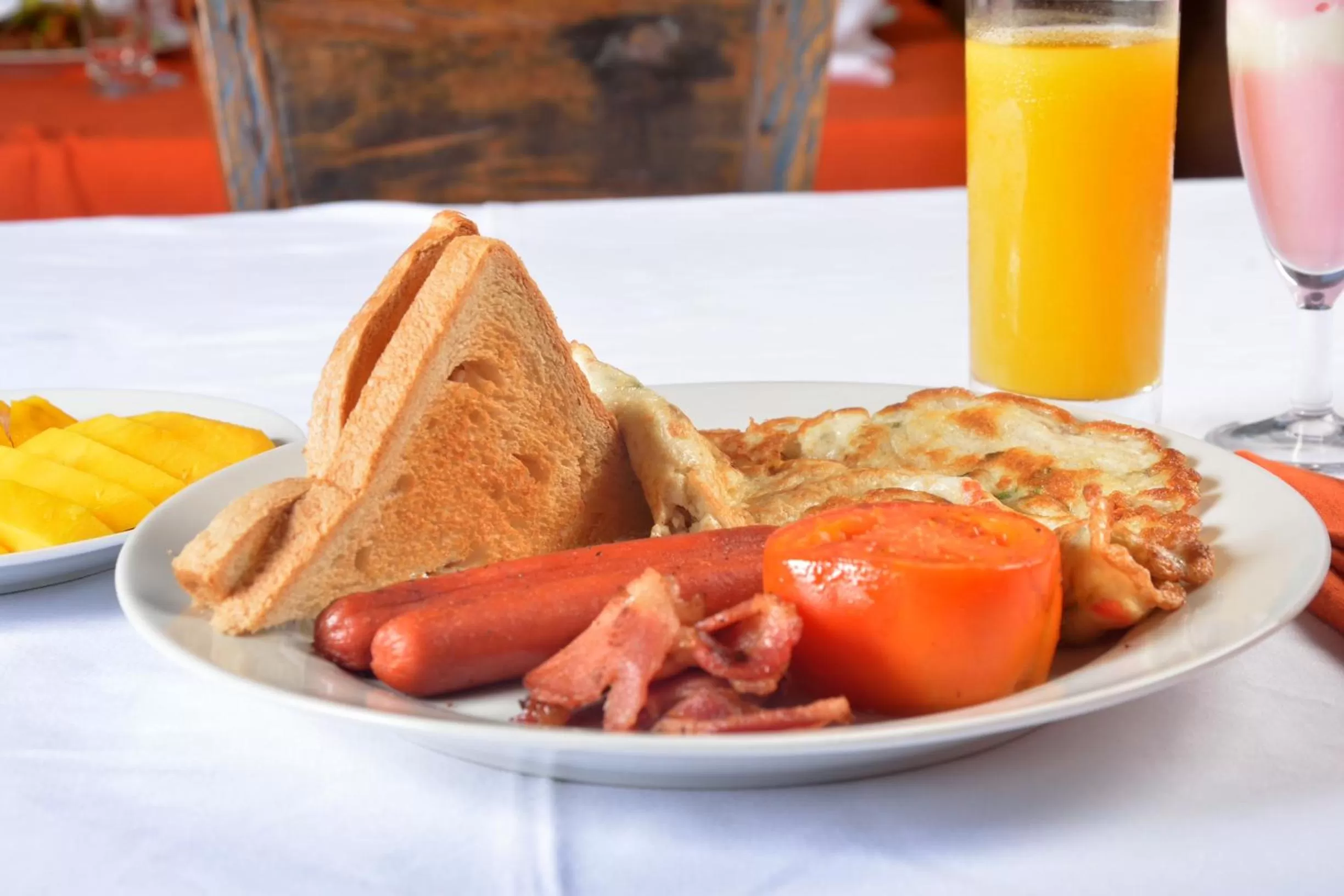 Food close-up in Triniti Airport Hotel